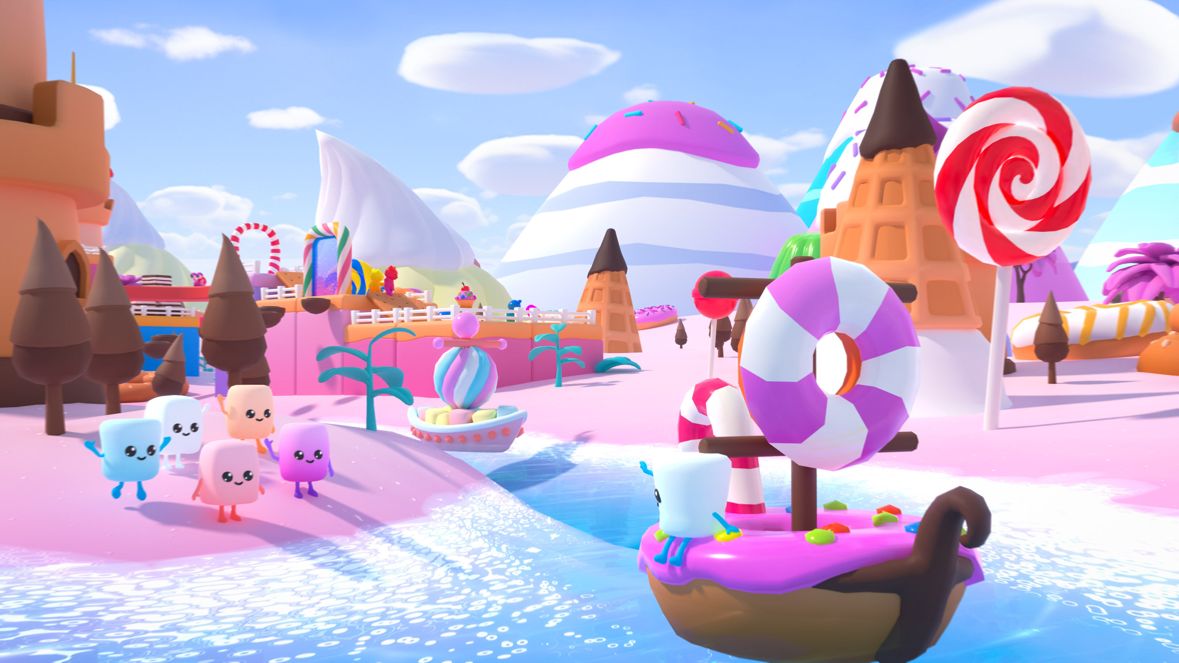 Sweet Land Low-poly 3D model_10