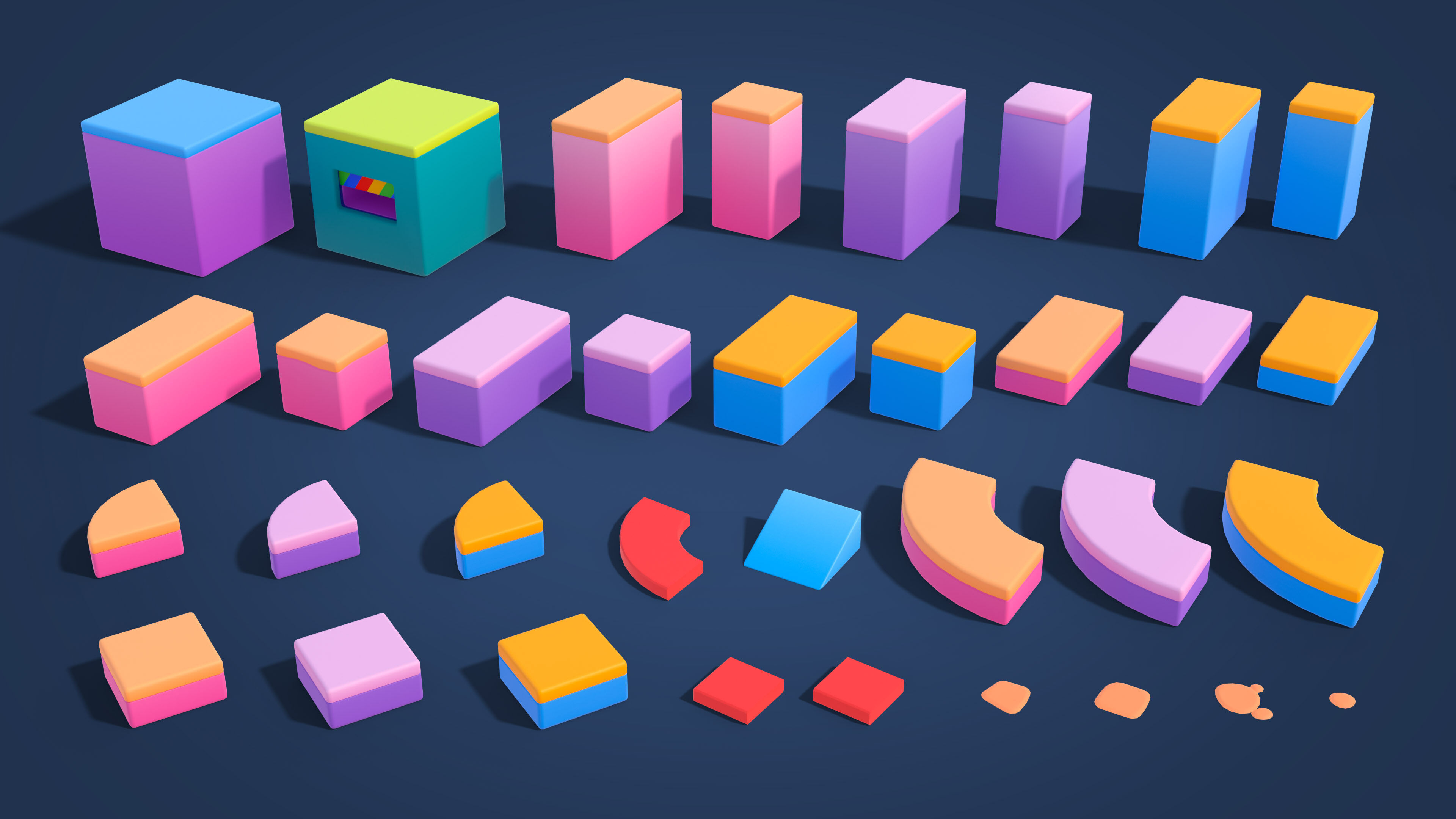 Sweet Land Low-poly 3D model_39