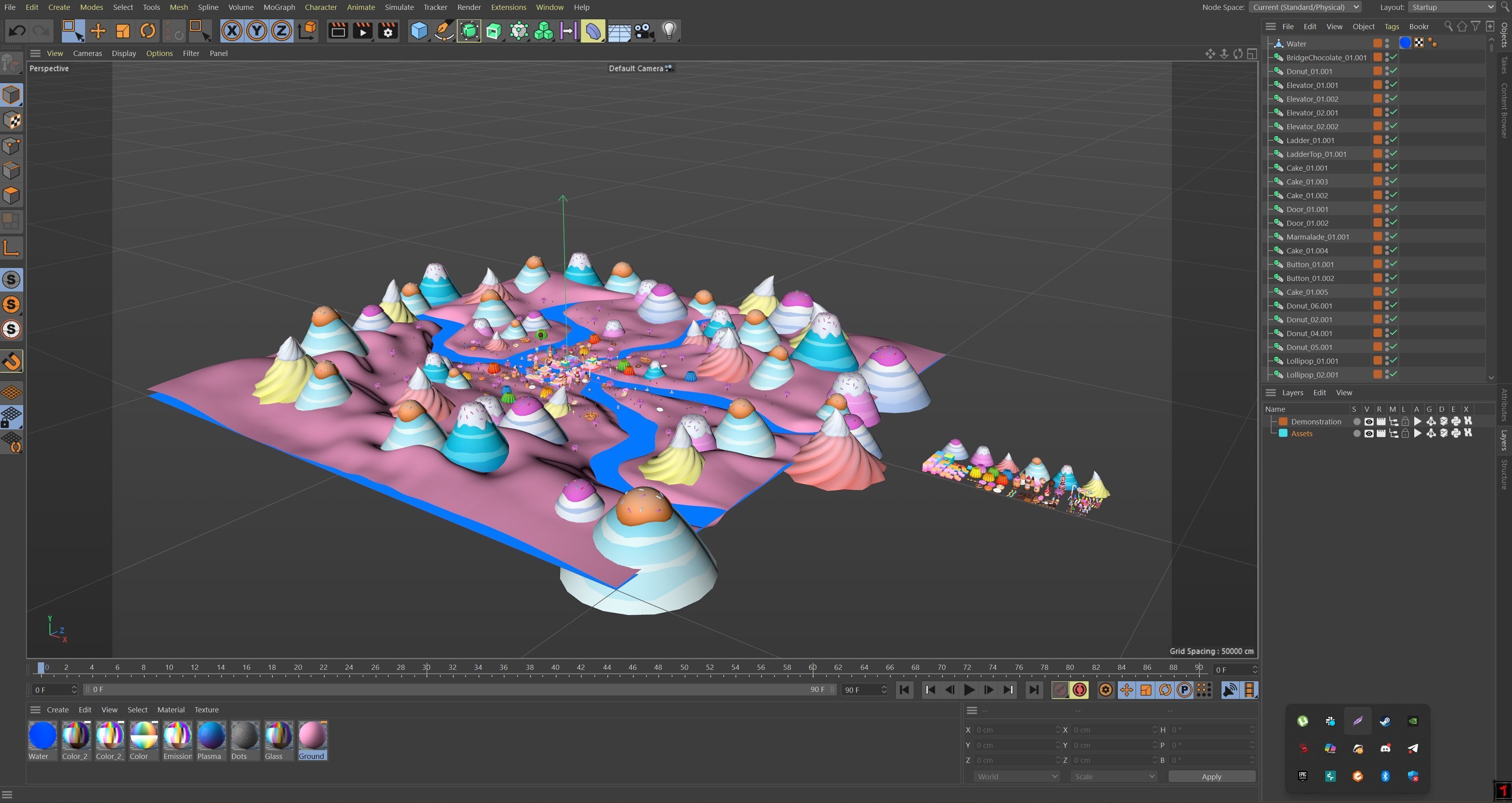 Sweet Land Low-poly 3D model_50