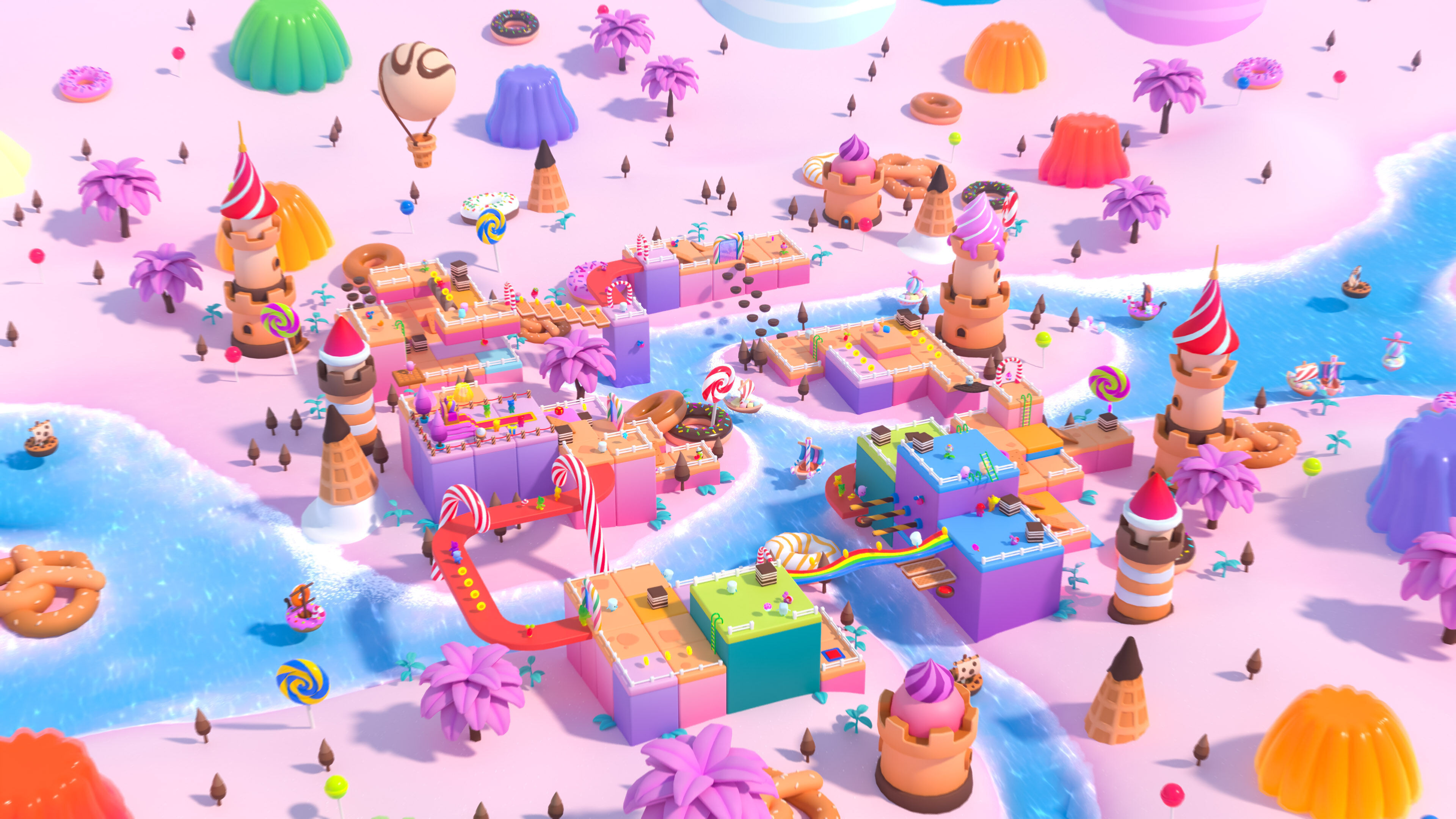 Sweet Land Low-poly 3D model_11