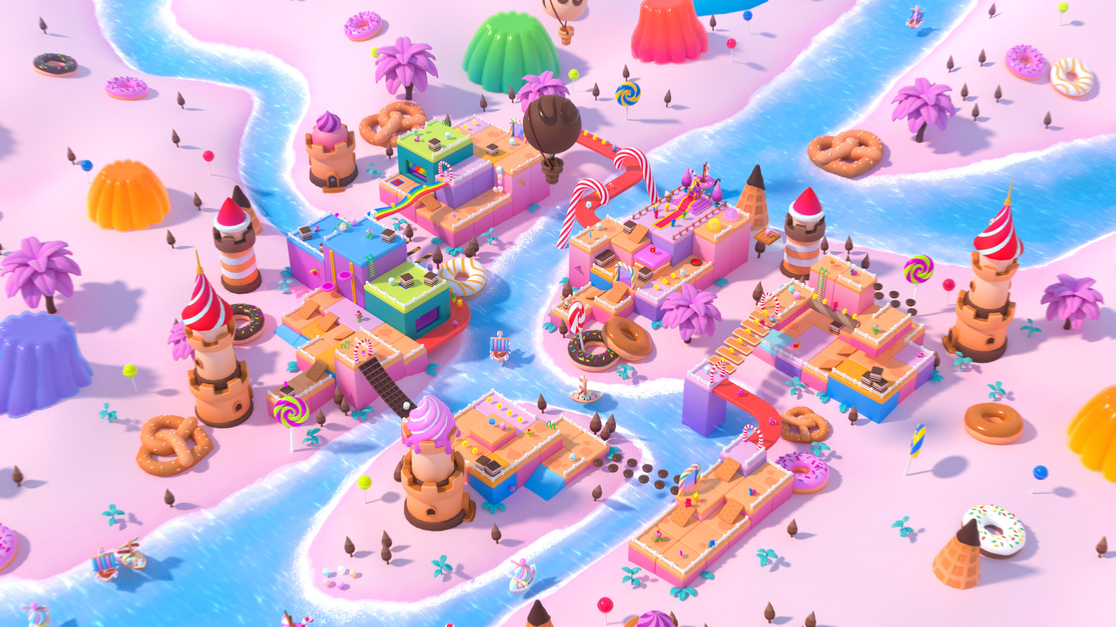 Sweet Land Low-poly 3D model_23