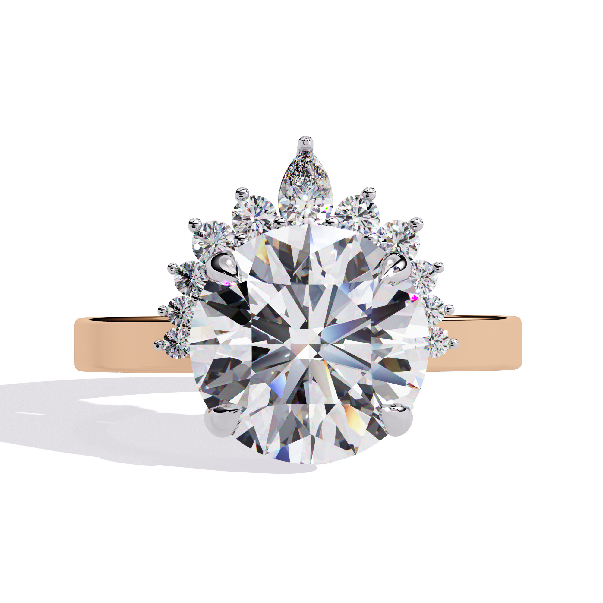 ROUND DIAMOND RING -CAD-192 3D model_2