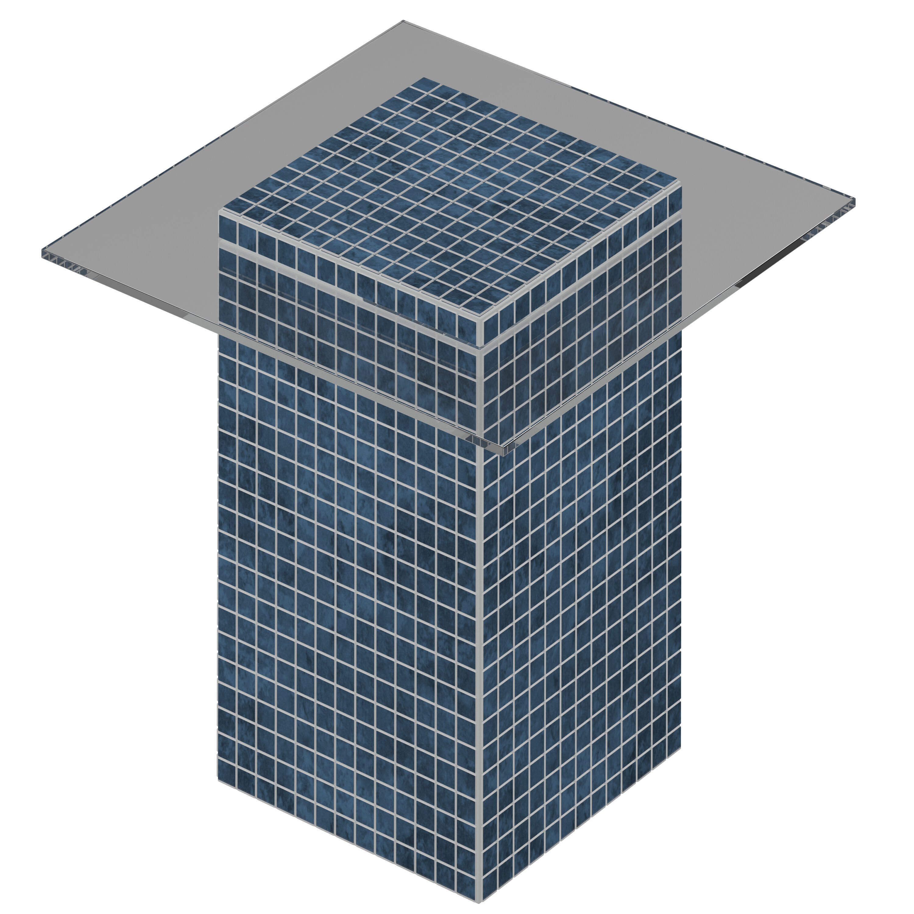 MT Cube tile table 3D model_3