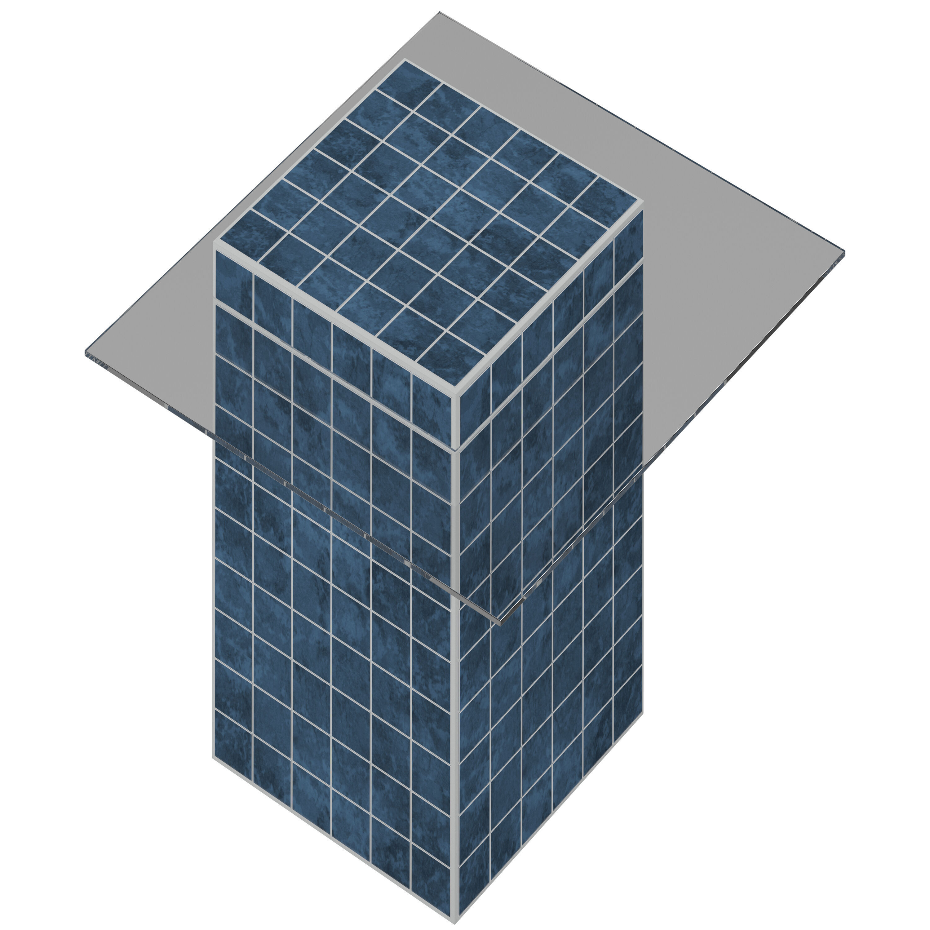 MT Cube tile table 3D model_1