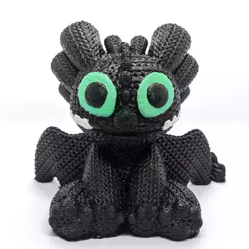 Knitted Toothless Dragon 