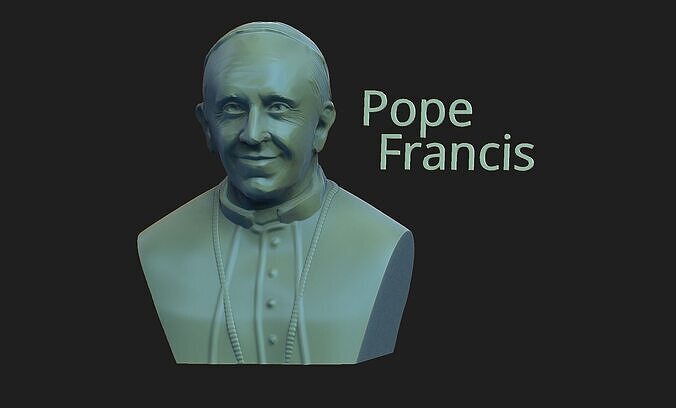 Pope Francis 3D print model