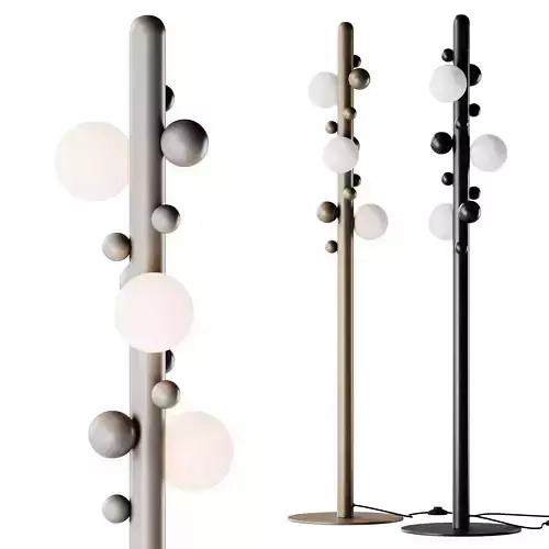 Lunar F Floor Lamp ny Babich studio 3D model