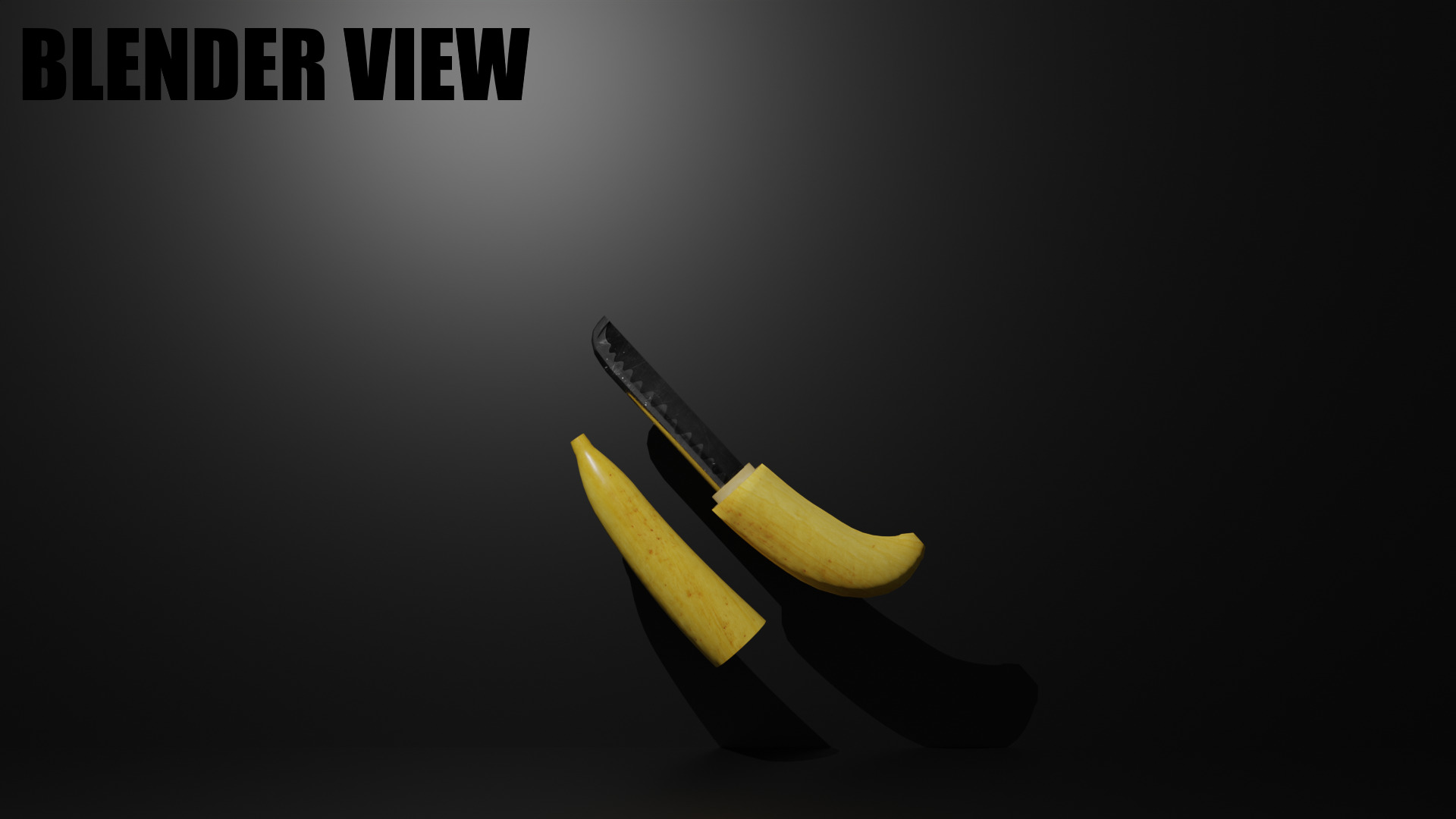 VRChat Banana Tanto Poiyomi Shader Low-poly 3D model_2