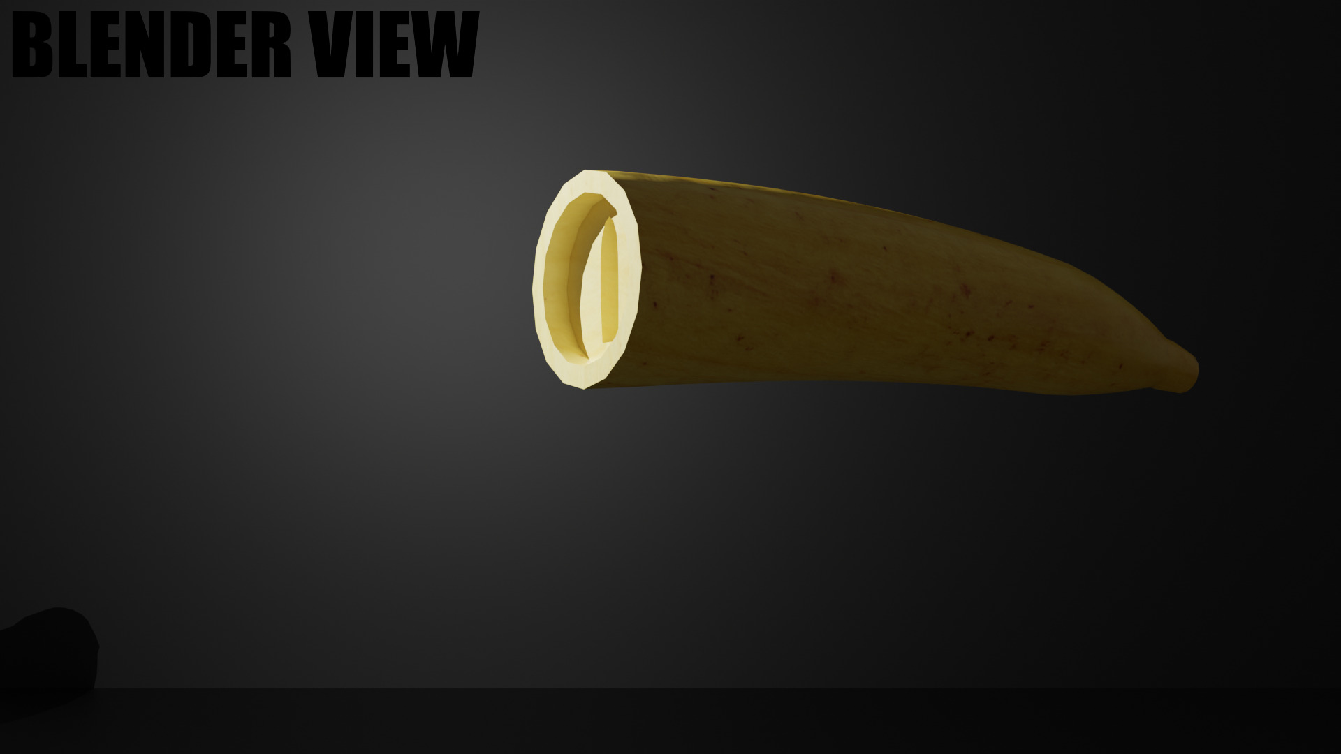 VRChat Banana Tanto Poiyomi Shader Low-poly 3D model_4