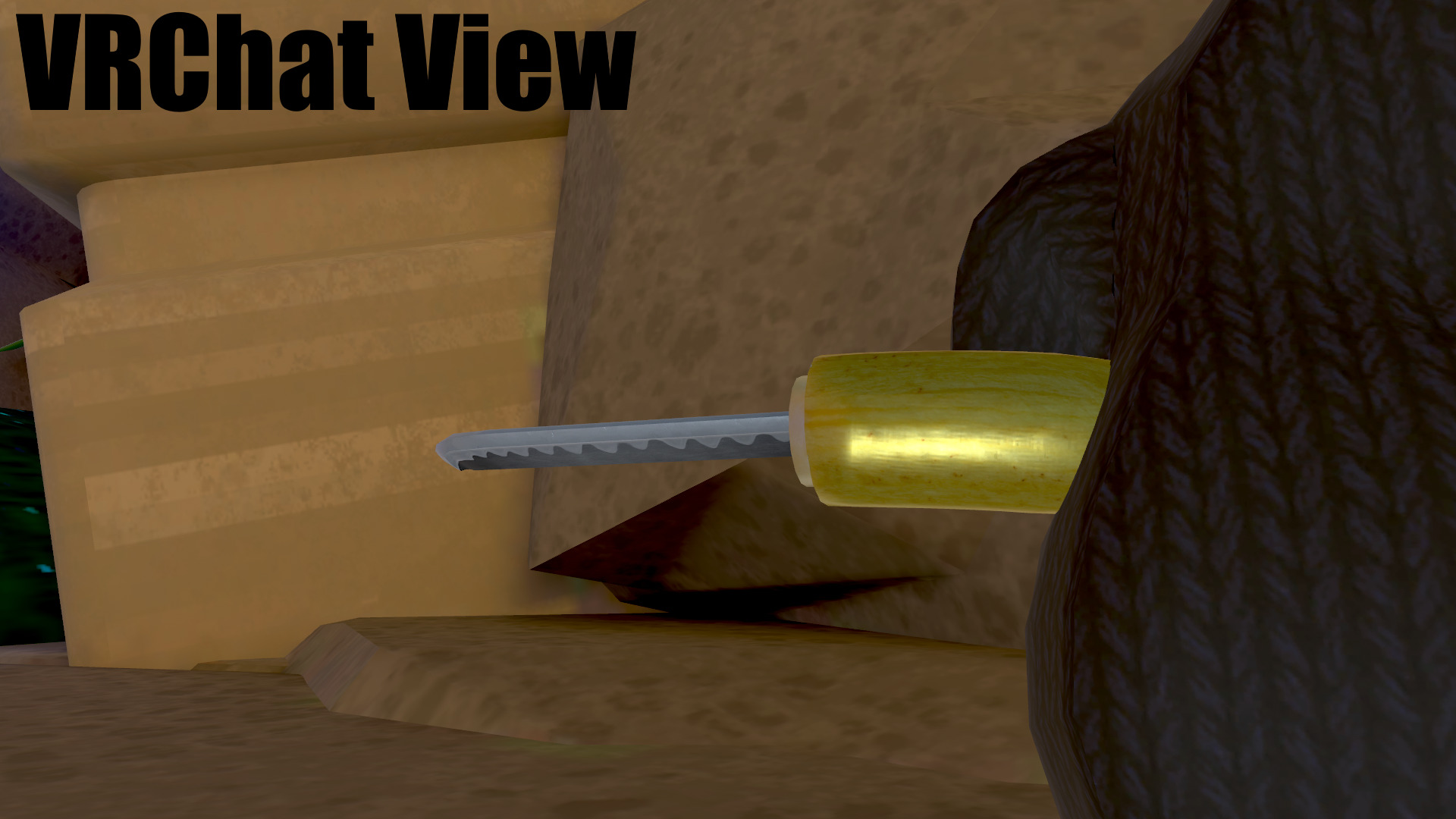 VRChat Banana Tanto Poiyomi Shader Low-poly 3D model_5