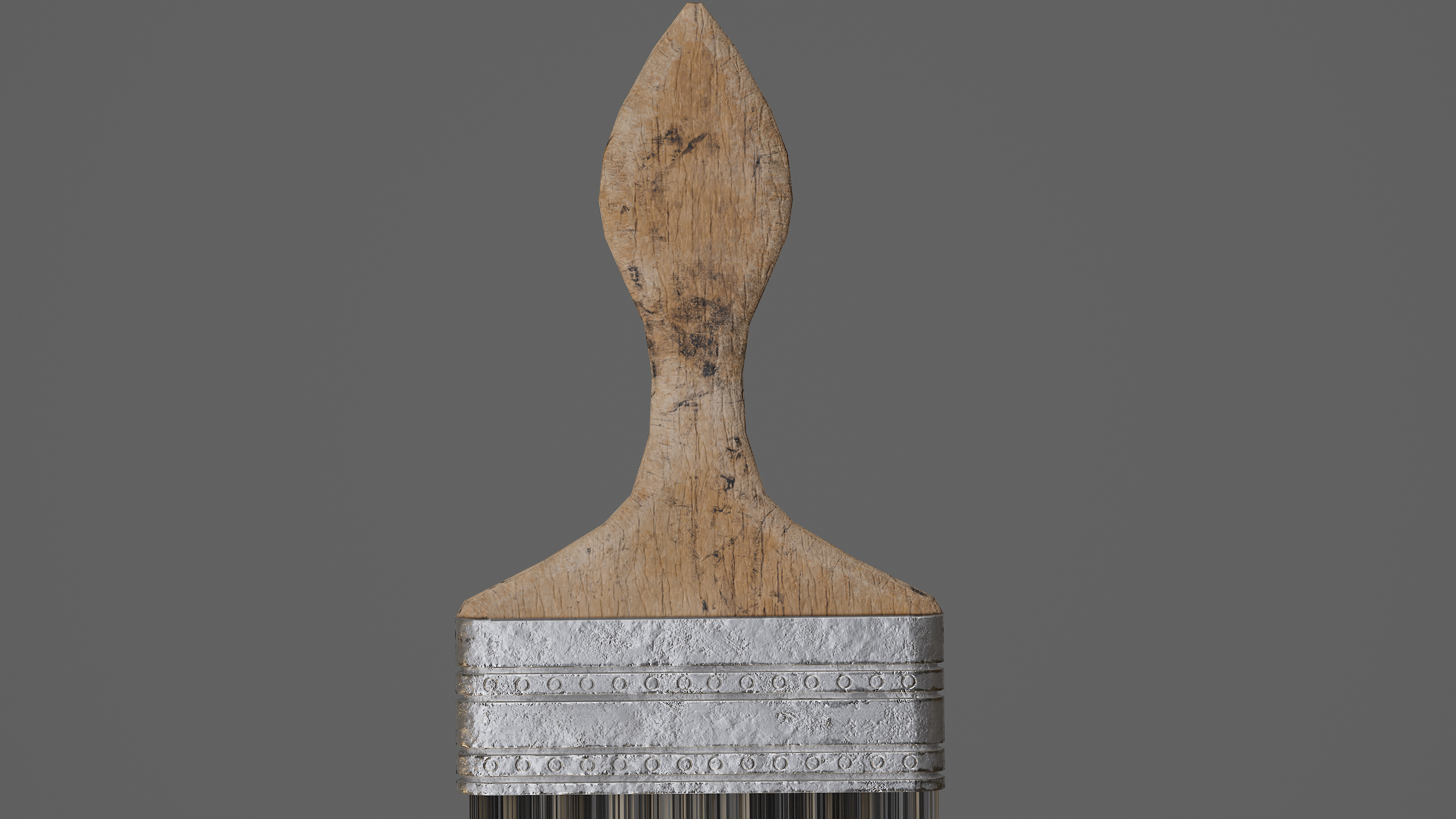 Paint Brush Game Ready Model Low-poly 3D model_3