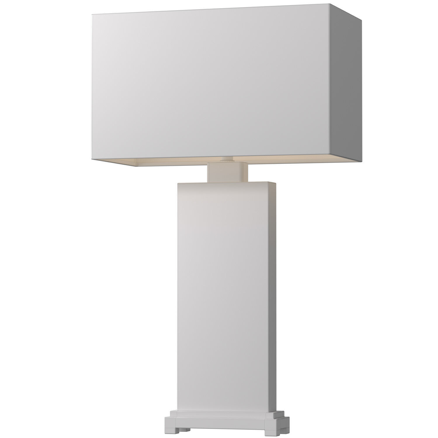 Modern Metal Tall Canfield Bronze Nightstand Art Deco Table Lamp 3D model_4