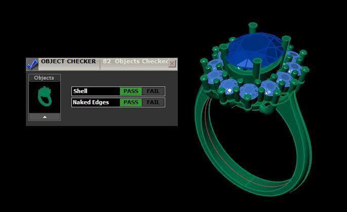 Ruby And Diamonds Ring  3D print model_22