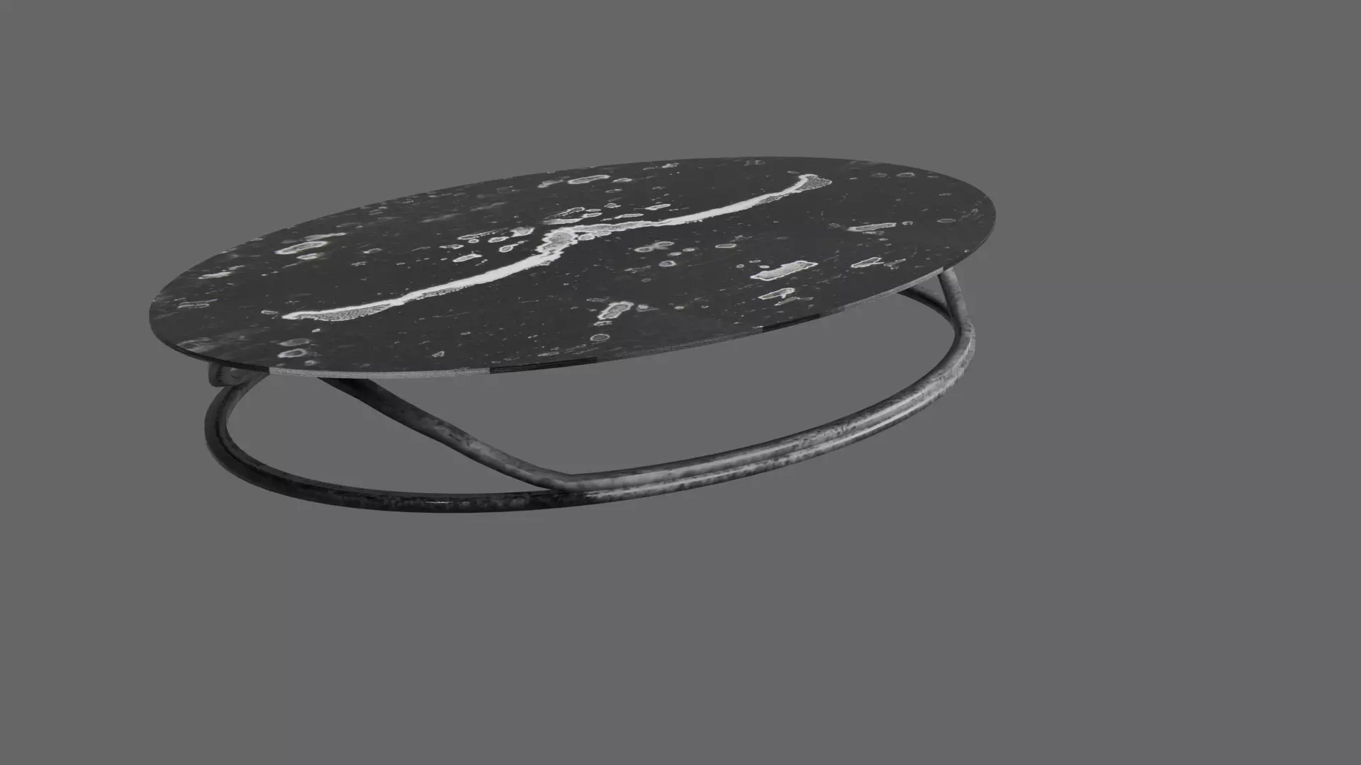 Table in the guest room Low-poly 3D model