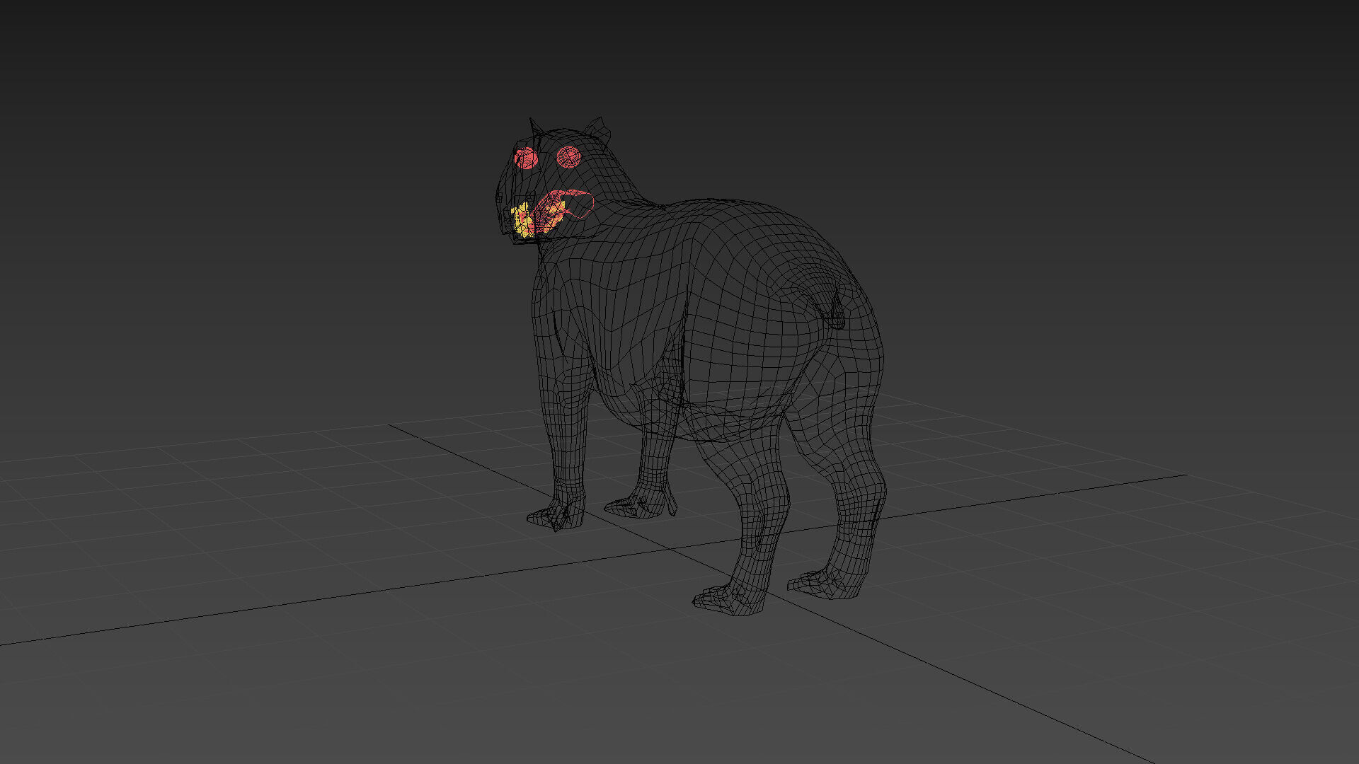 Capybara Capivara Shape 3D model_12