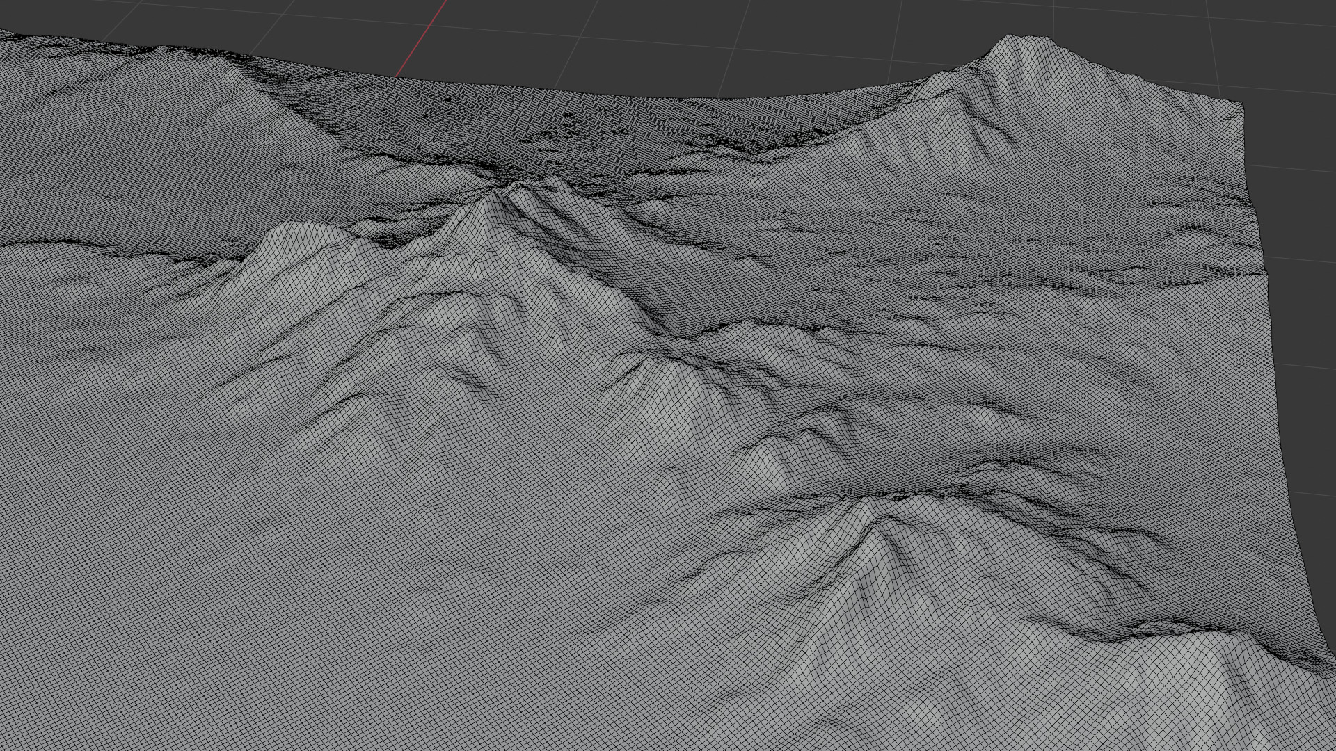 Mountain Range 3D Model 3D model_5