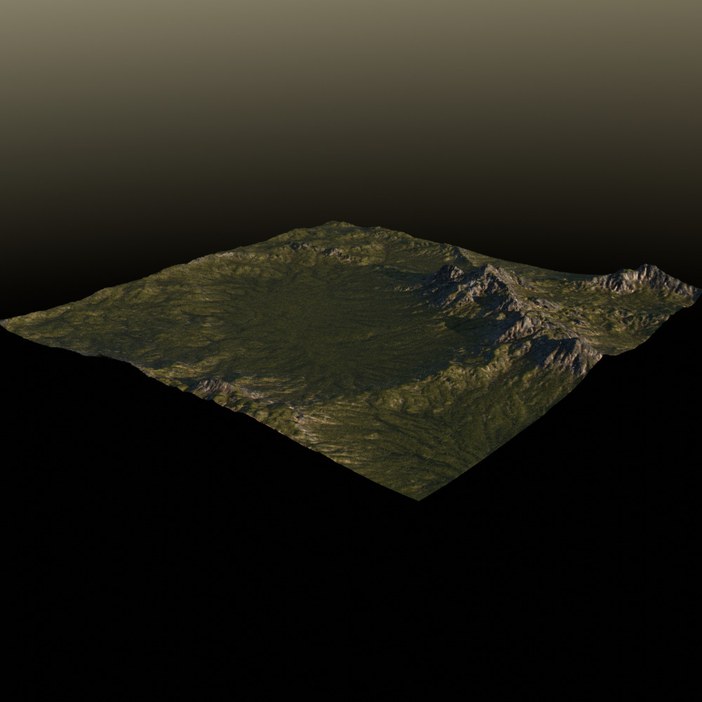 Mountain Range 3D Model 3D model_6