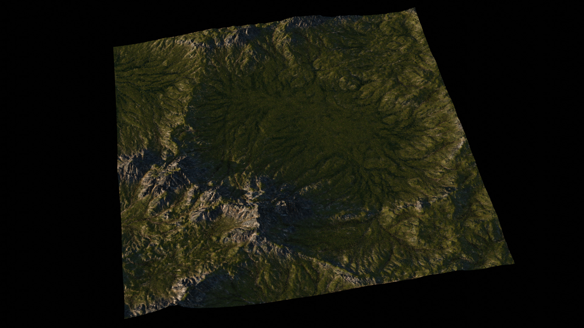 Mountain Range 3D Model 3D model_3
