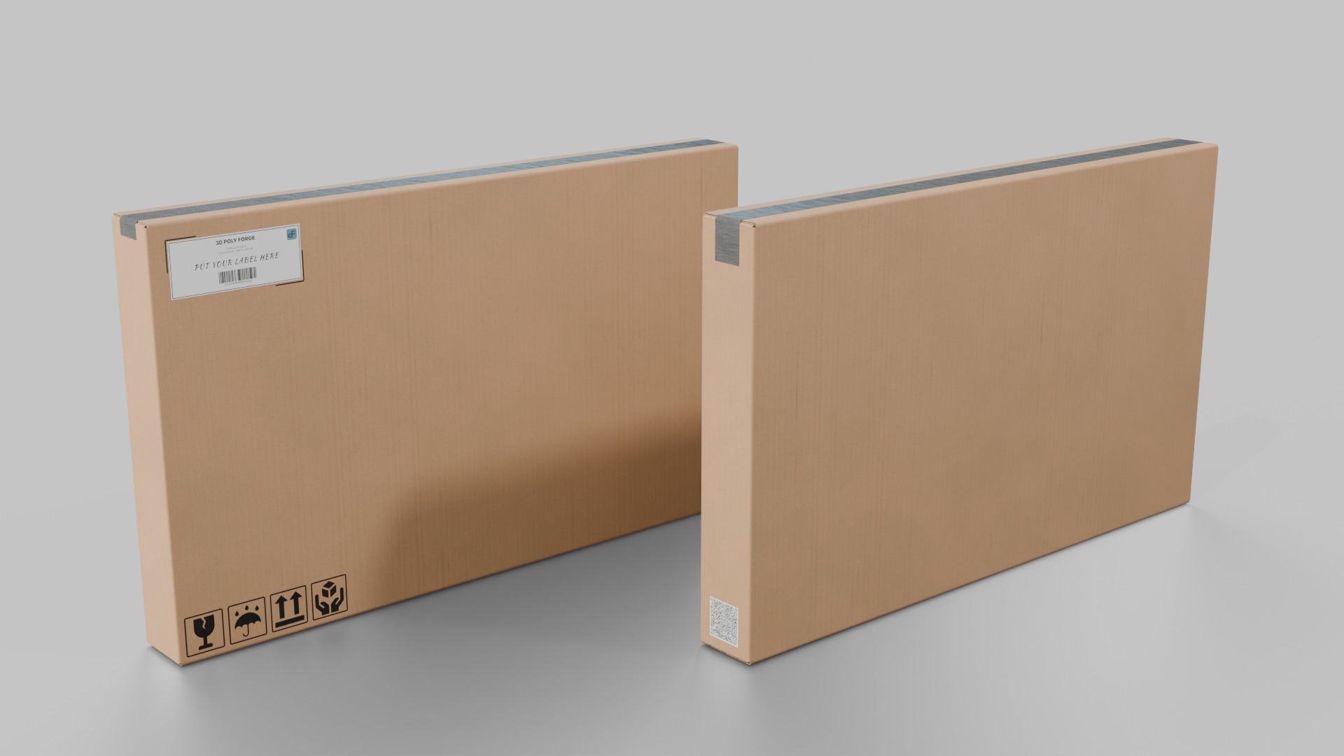 Packaging and Storage Box Set - Rigged and Customizable 3D Model Collection_71