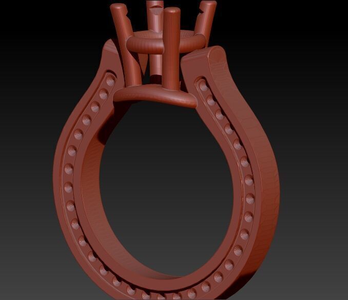 50 Various Solitaire  Promise ring Jewelry Collection Bulk Sale 3D print model_13