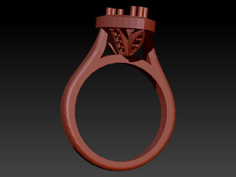 50 Various Solitaire  Promise ring Jewelry Collection Bulk Sale 3D print model_21