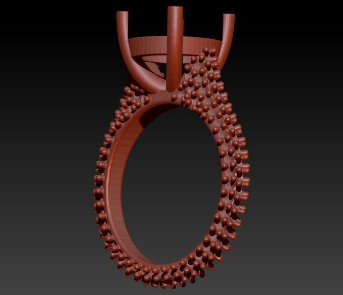 50 Various Solitaire  Promise ring Jewelry Collection Bulk Sale 3D print model_7