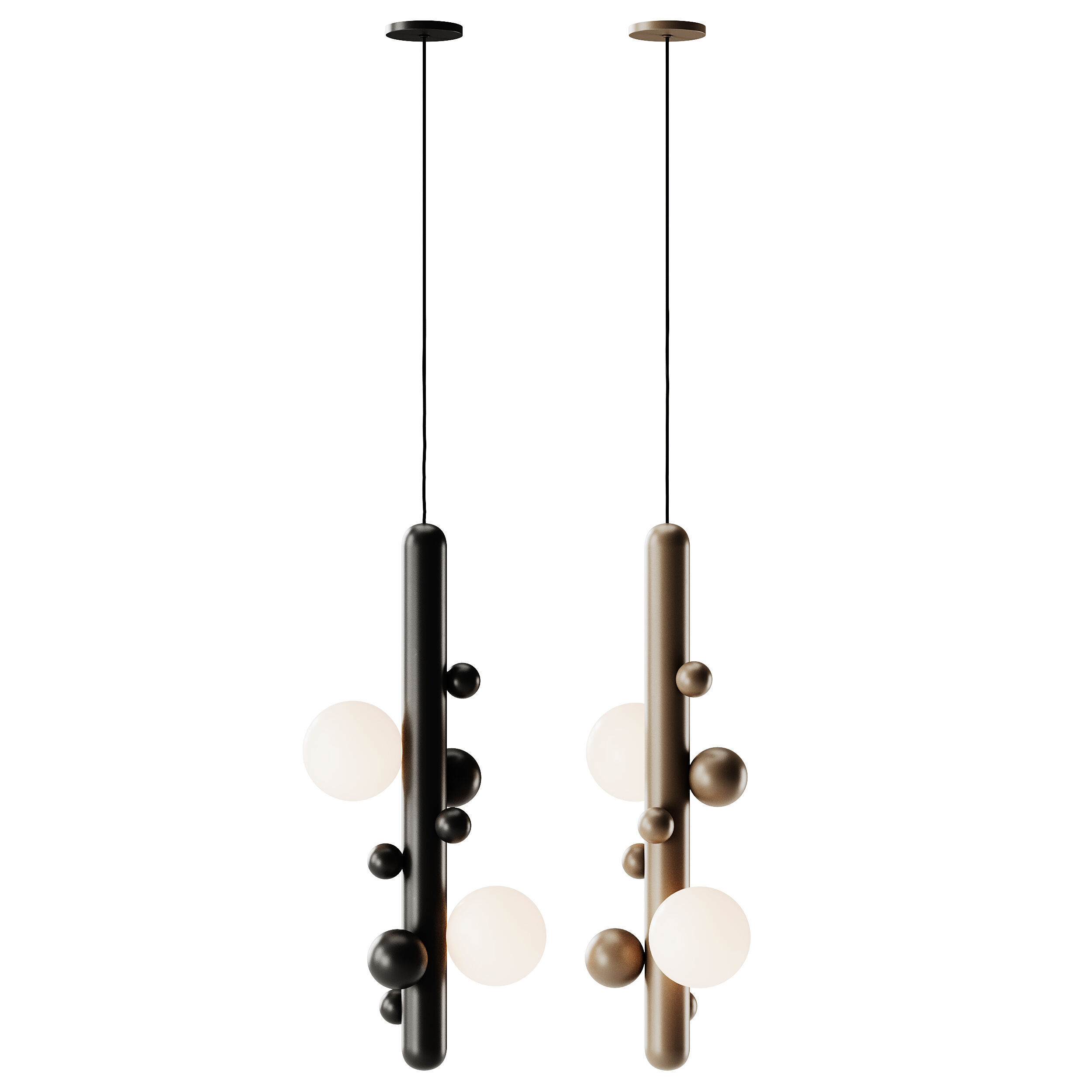 Lunar P Pendant Lamp by Babich studio 3D model_1