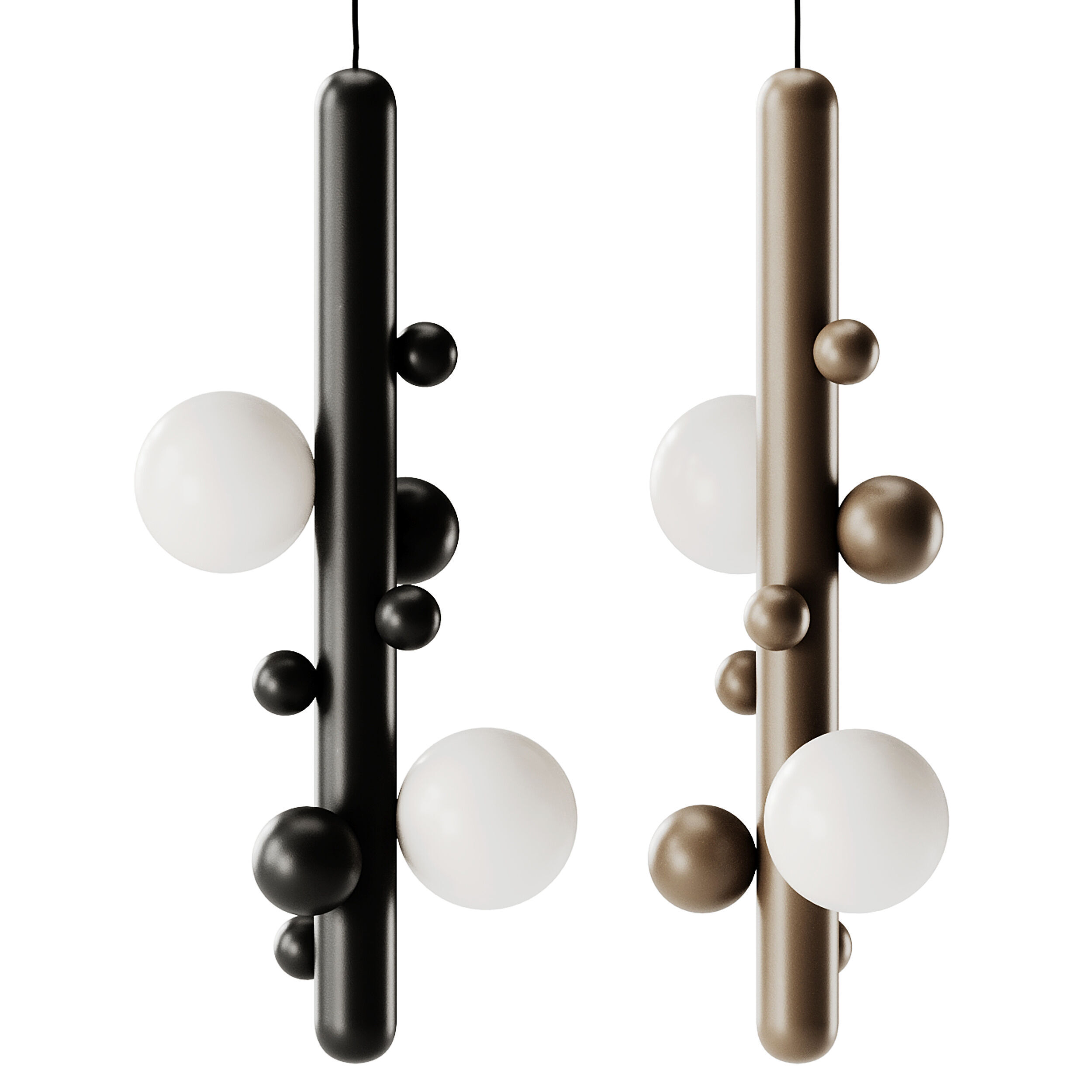 Lunar P Pendant Lamp by Babich studio 3D model_4