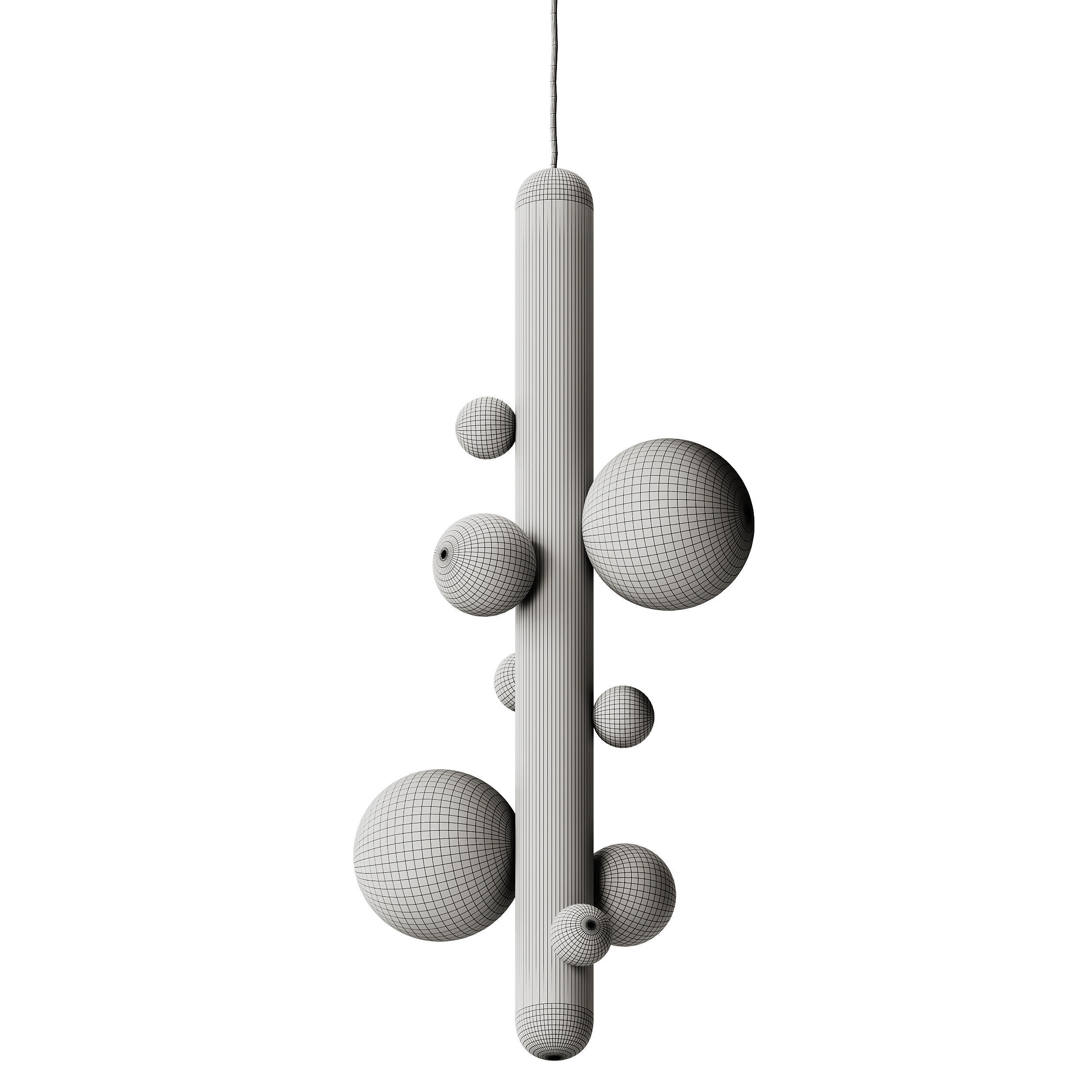 Lunar P Pendant Lamp by Babich studio 3D model_5