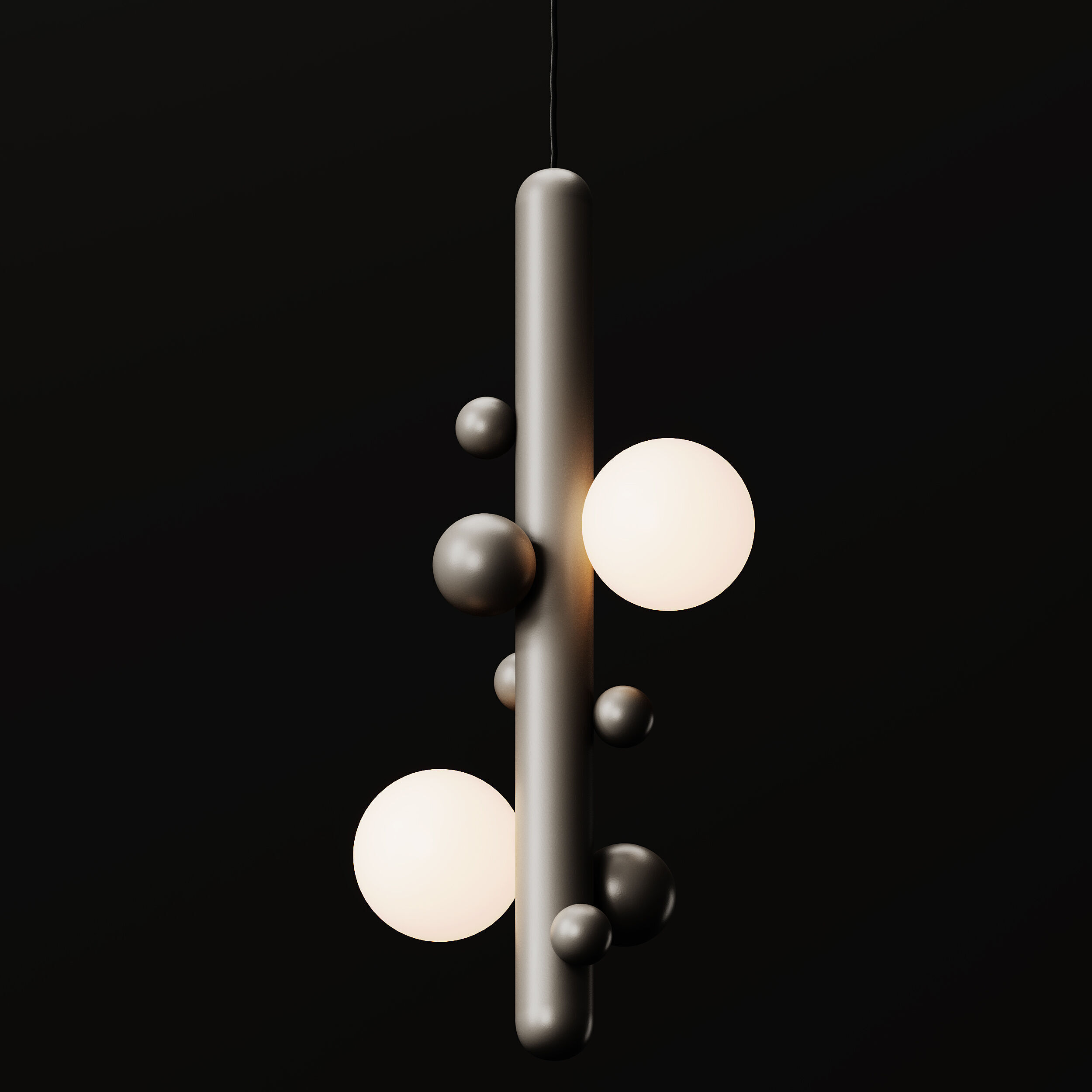 Lunar P Pendant Lamp by Babich studio 3D model_3