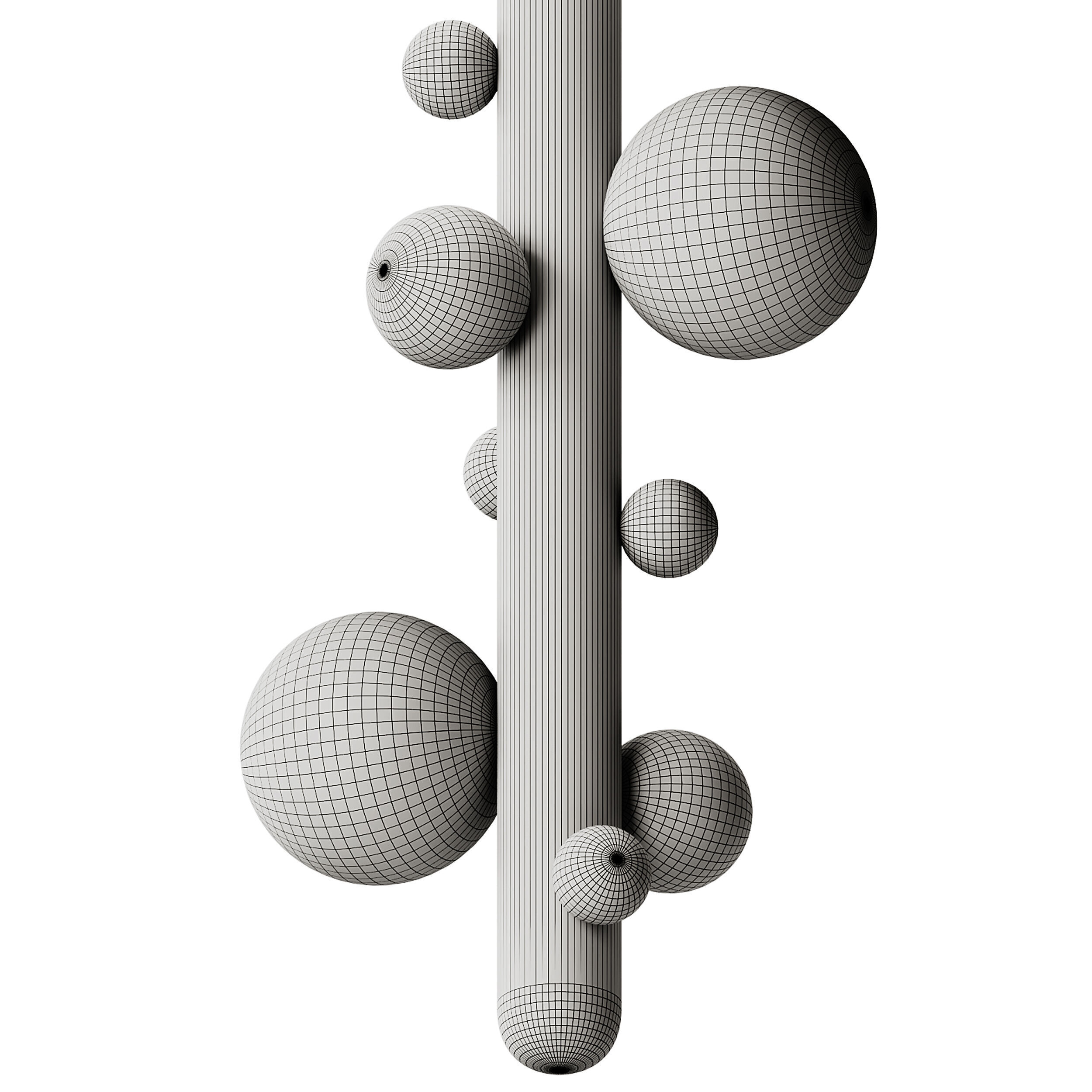 Lunar P Pendant Lamp by Babich studio 3D model_6