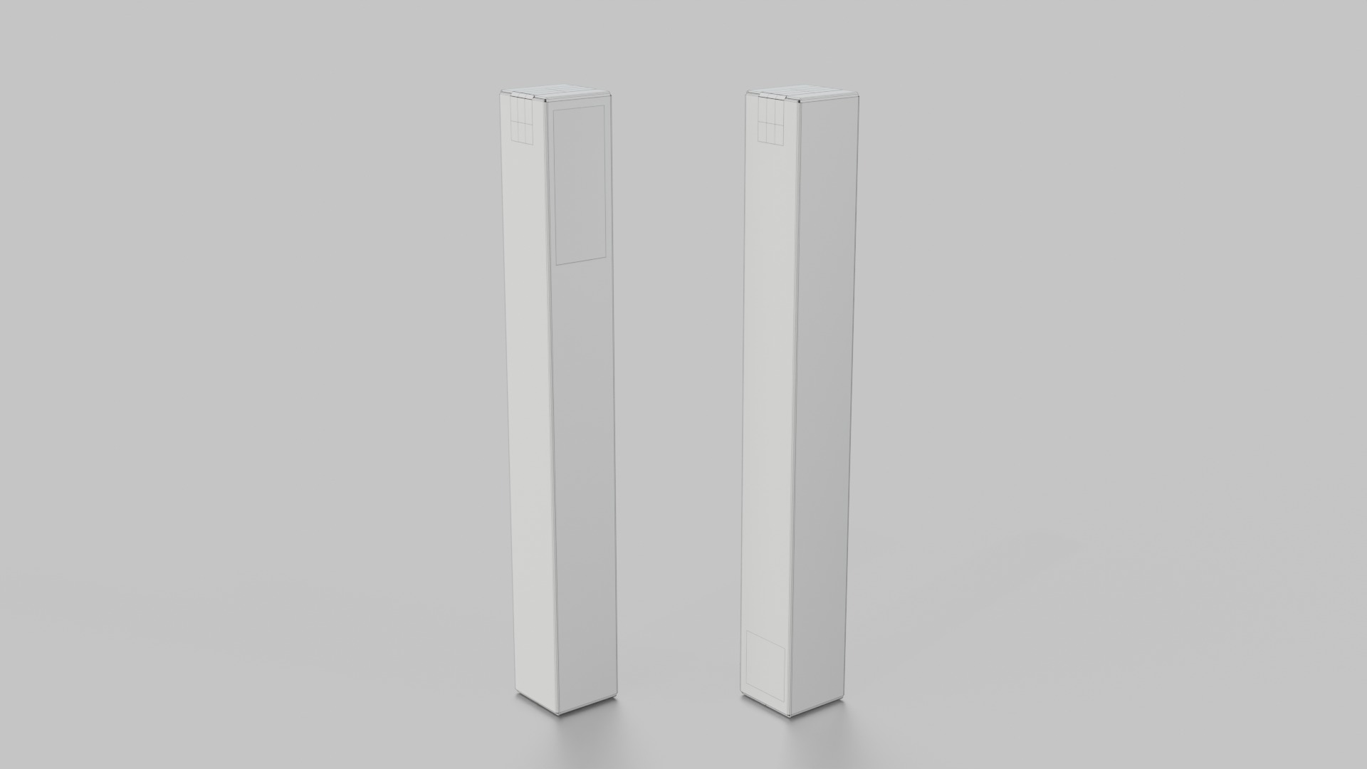 The Packaging Warehouse -Rigged and Customizable Cardboard Boxes 3D Model Collection_79