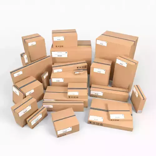 The Packaging Warehouse -Rigged and Customizable Cardboard Boxes