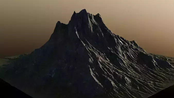 Mountain 3D model