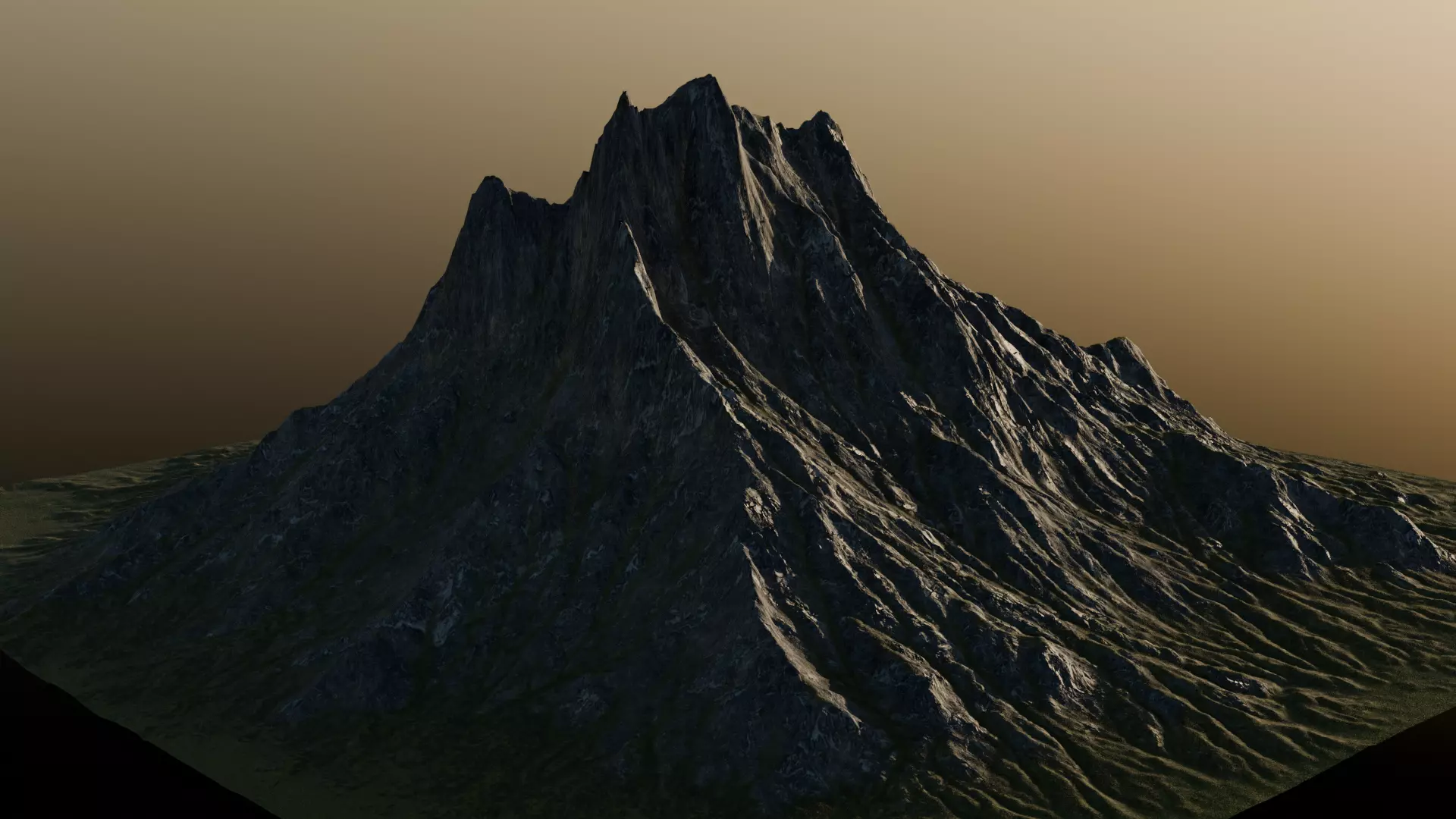 Mountain 3D model 3D model_0
