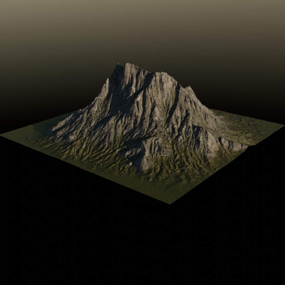 Mountain 3D model 3D model_6