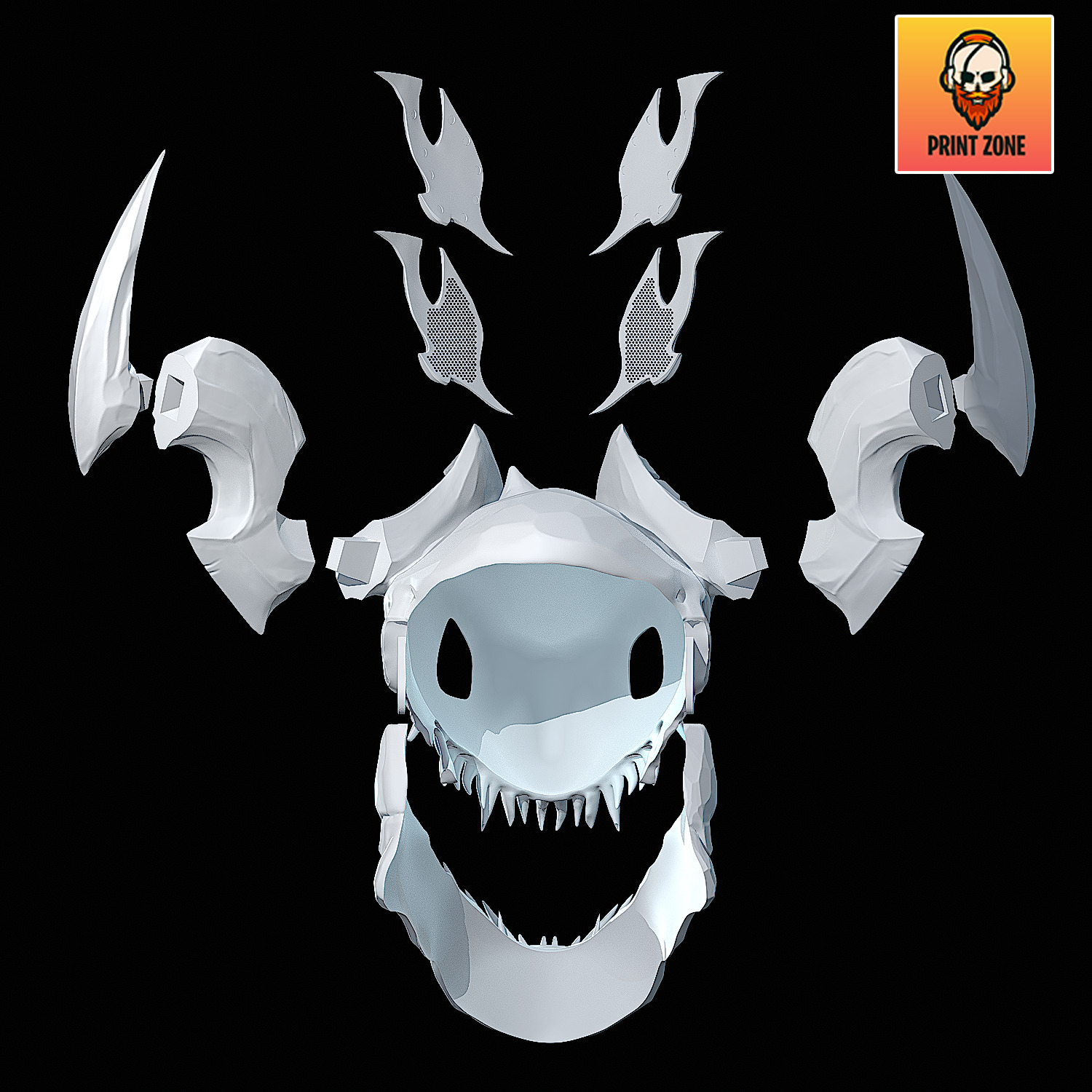 SNOW SYMBIOTE VENOM MAVEL RIVALS STL file 3D print model_17