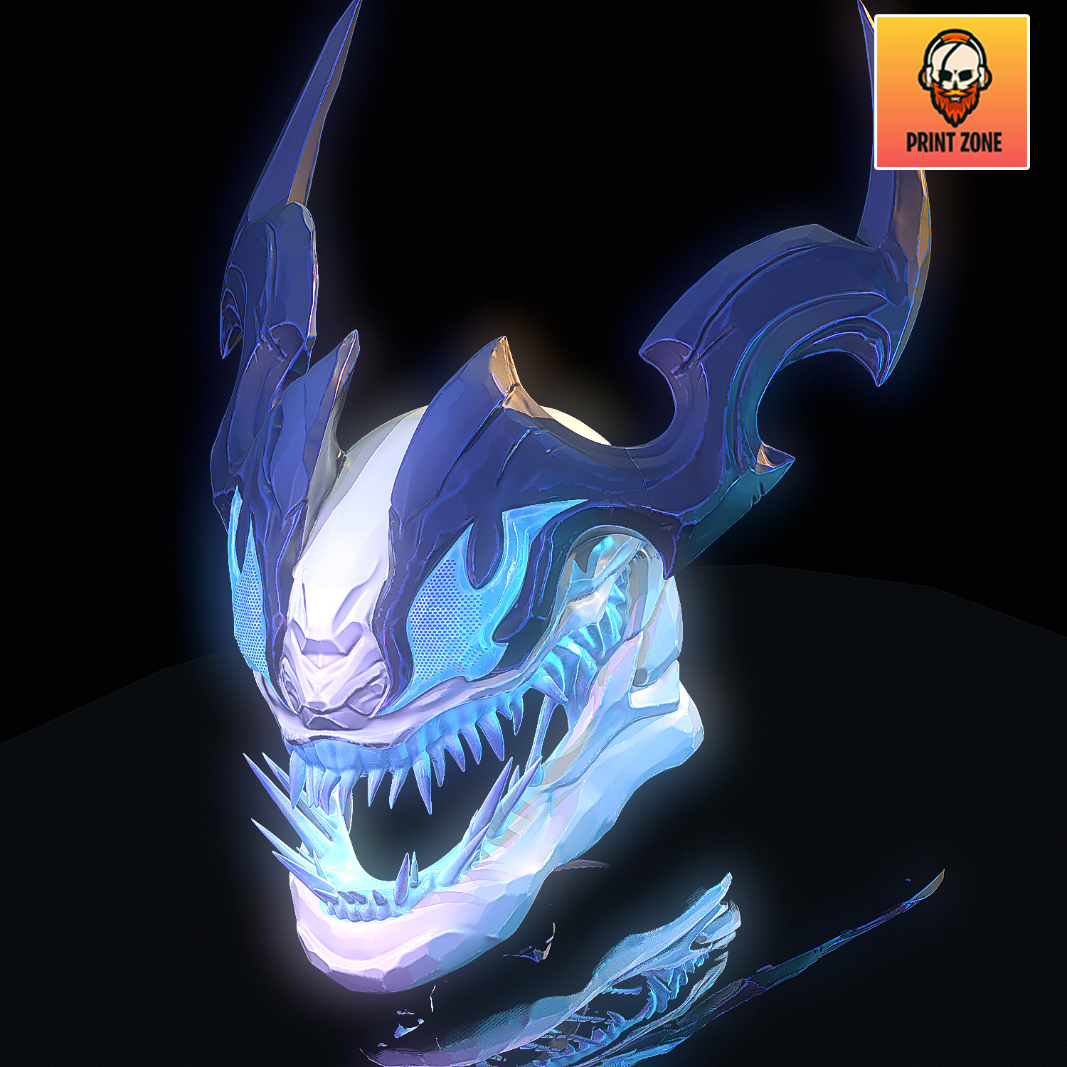 SNOW SYMBIOTE VENOM MAVEL RIVALS STL file 3D print model_3