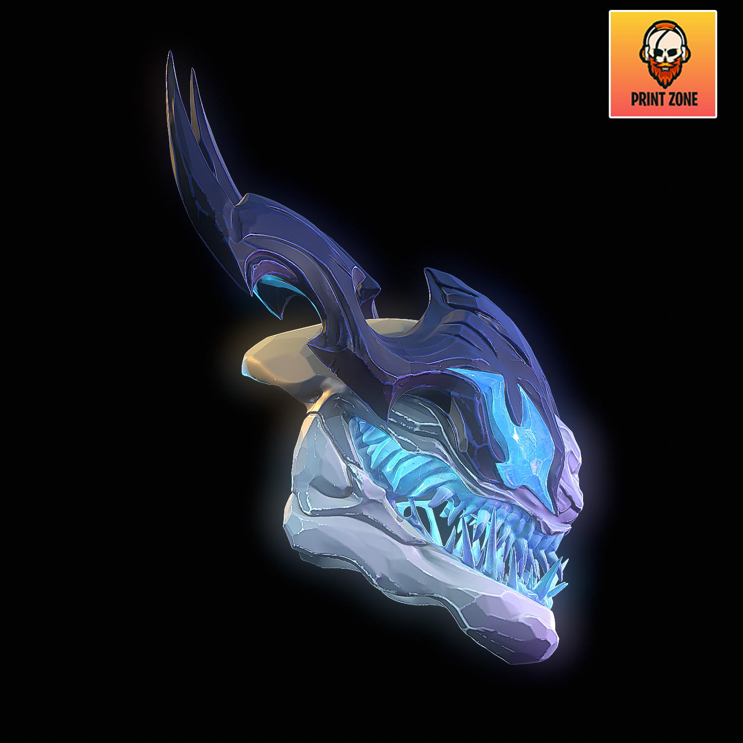 SNOW SYMBIOTE VENOM MAVEL RIVALS STL file 3D print model_12