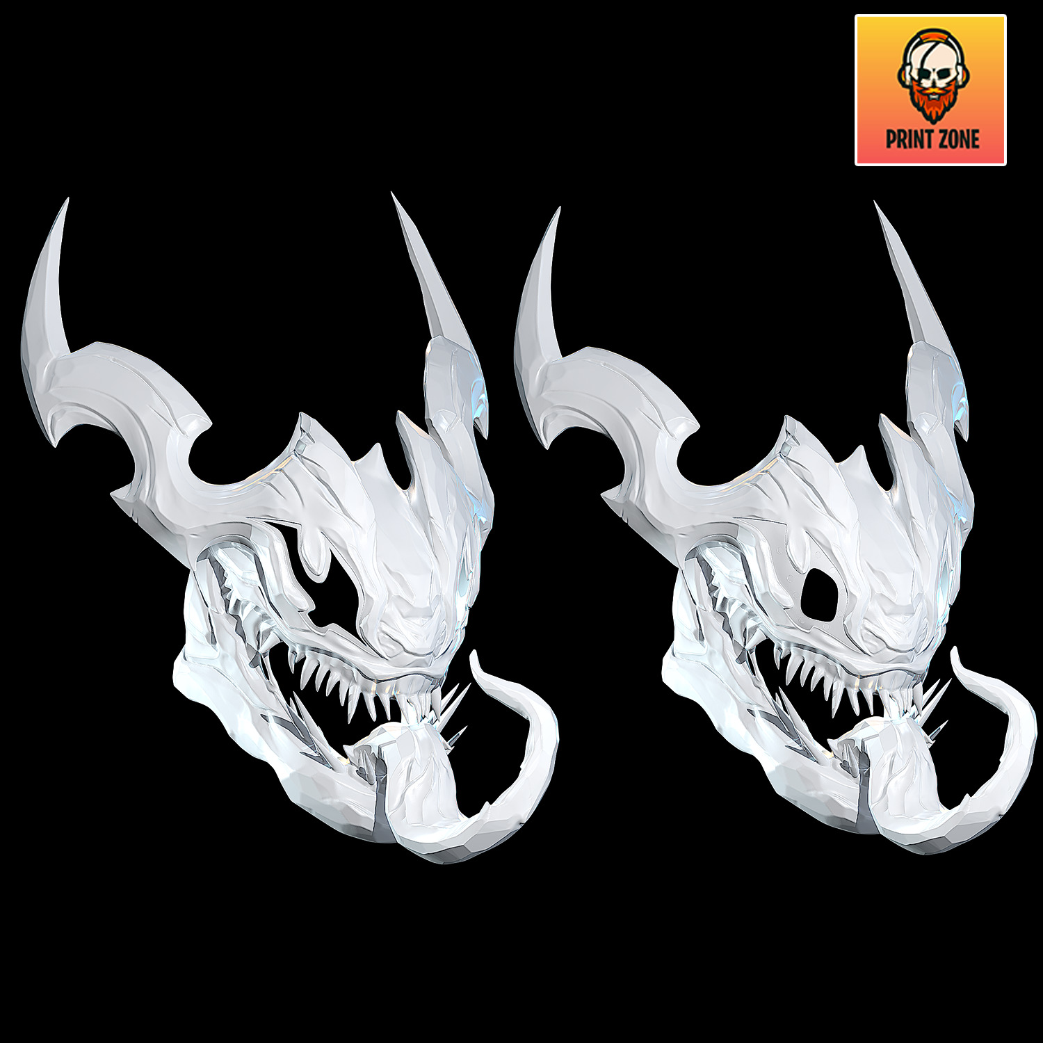 SNOW SYMBIOTE VENOM MAVEL RIVALS STL file 3D print model_16
