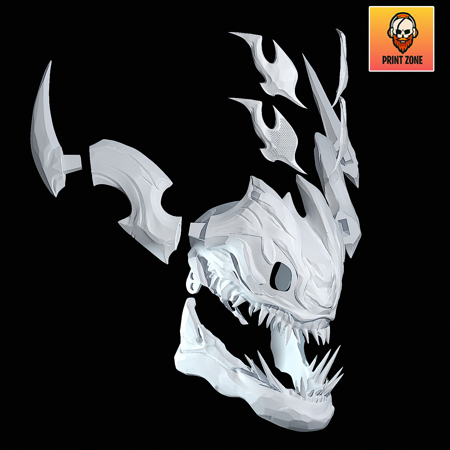 SNOW SYMBIOTE VENOM MAVEL RIVALS STL file 3D print model_15
