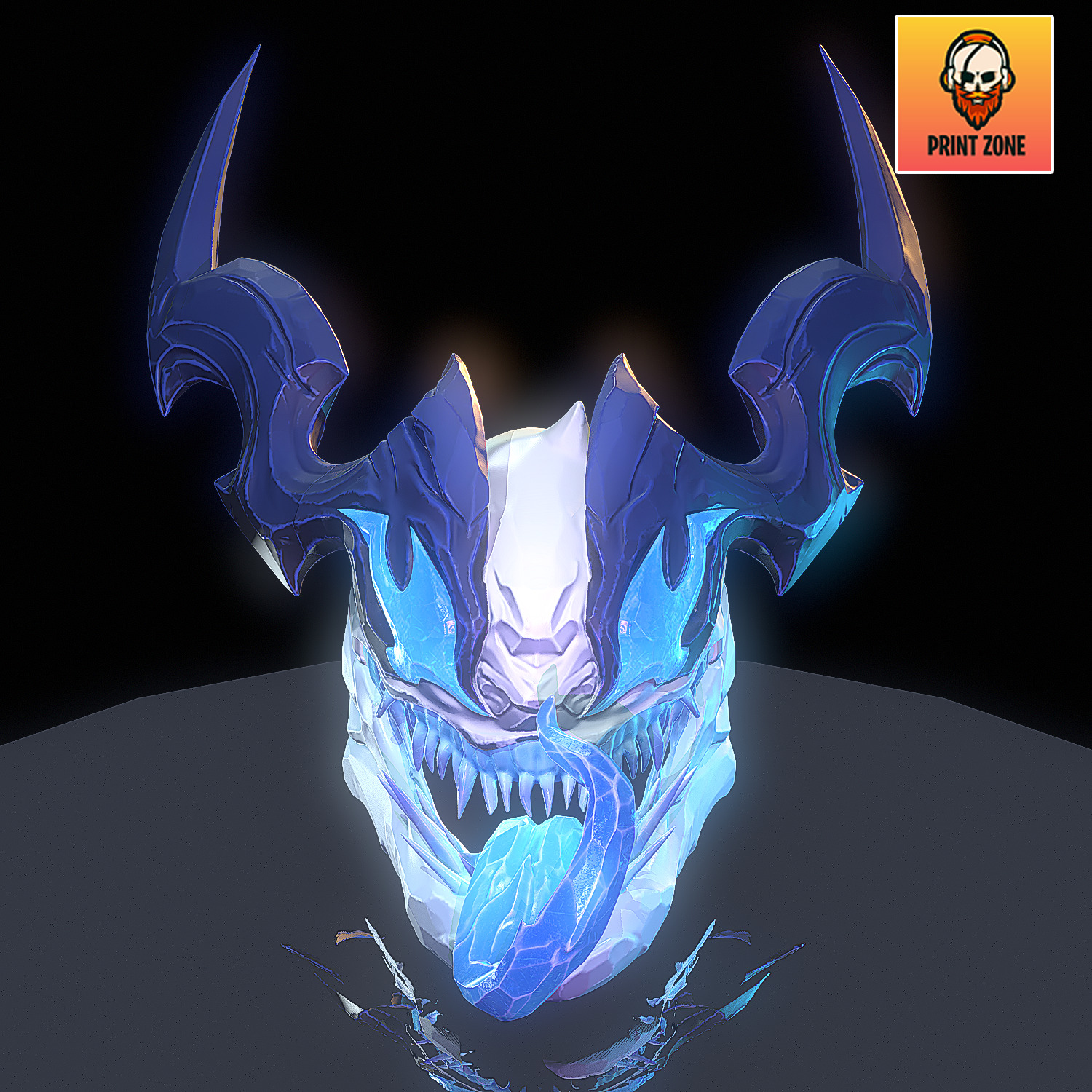 SNOW SYMBIOTE VENOM MAVEL RIVALS STL file 3D print model_4