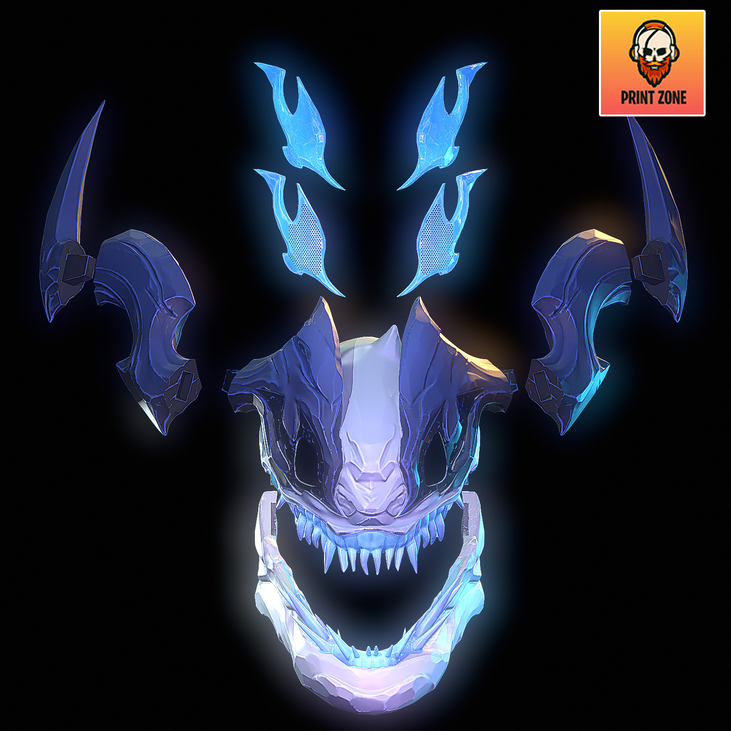 SNOW SYMBIOTE VENOM MAVEL RIVALS STL file 3D print model_5