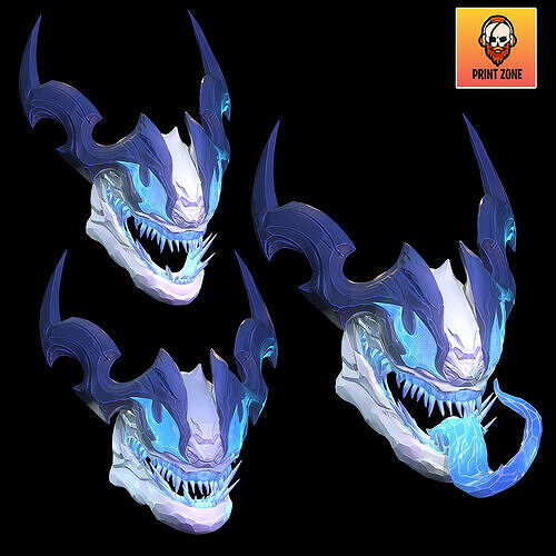 SNOW SYMBIOTE VENOM MAVEL RIVALS STL file 3D print model