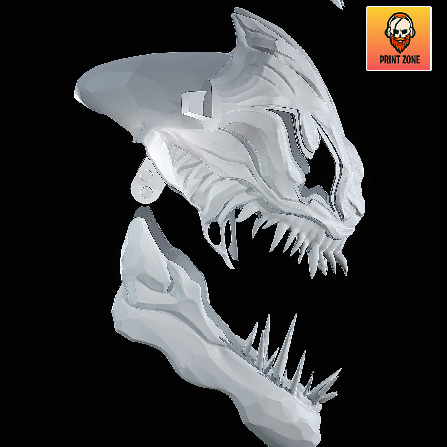 SNOW SYMBIOTE VENOM MAVEL RIVALS STL file 3D print model_20