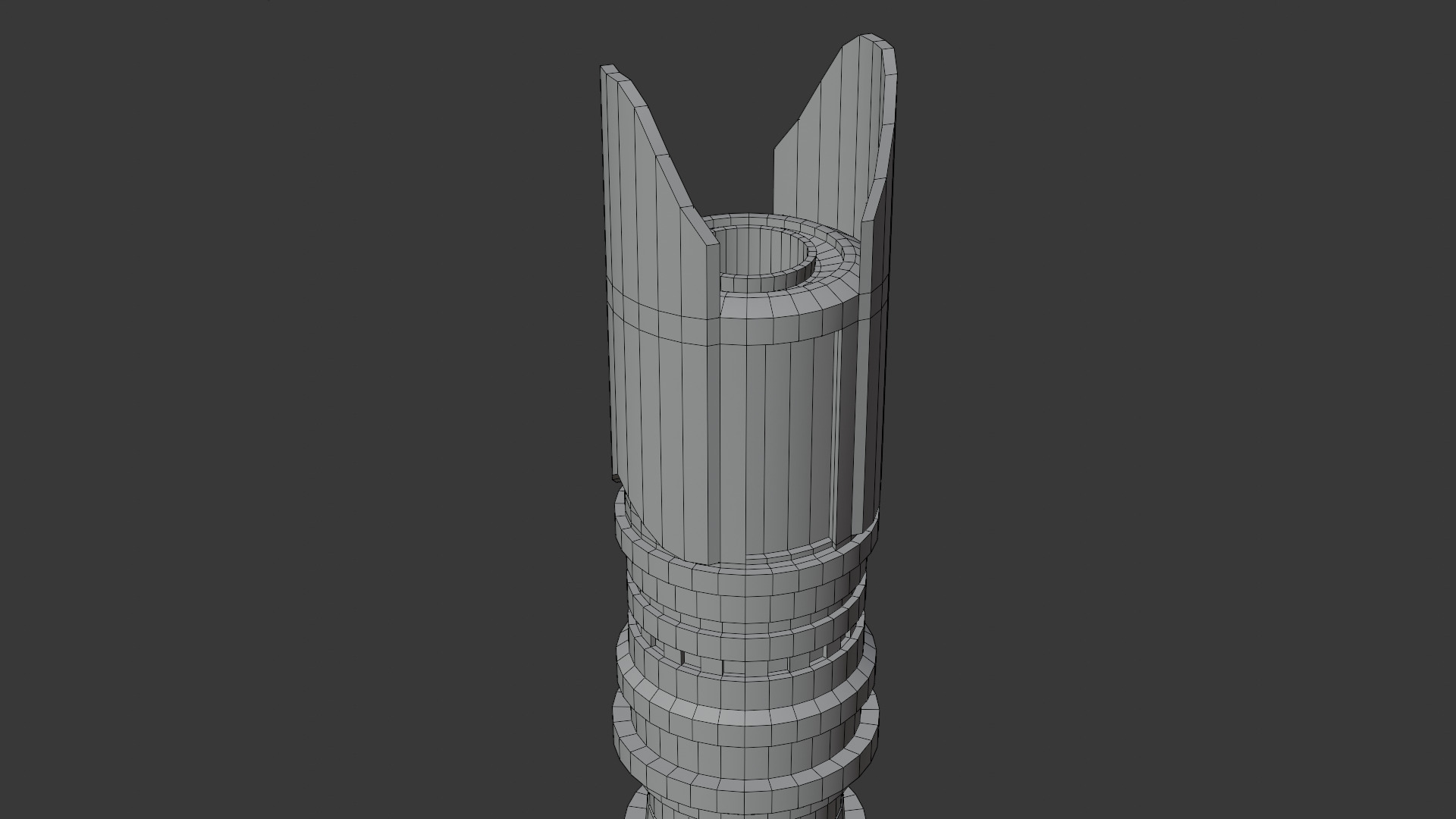 Lightsaber Low-poly 3D model_5