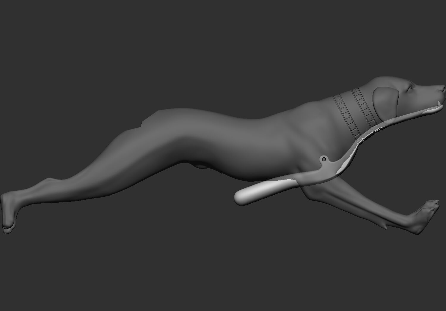 Egyptian pharaoh Mechanical Dog Toy 3d printable model 3D print model_6