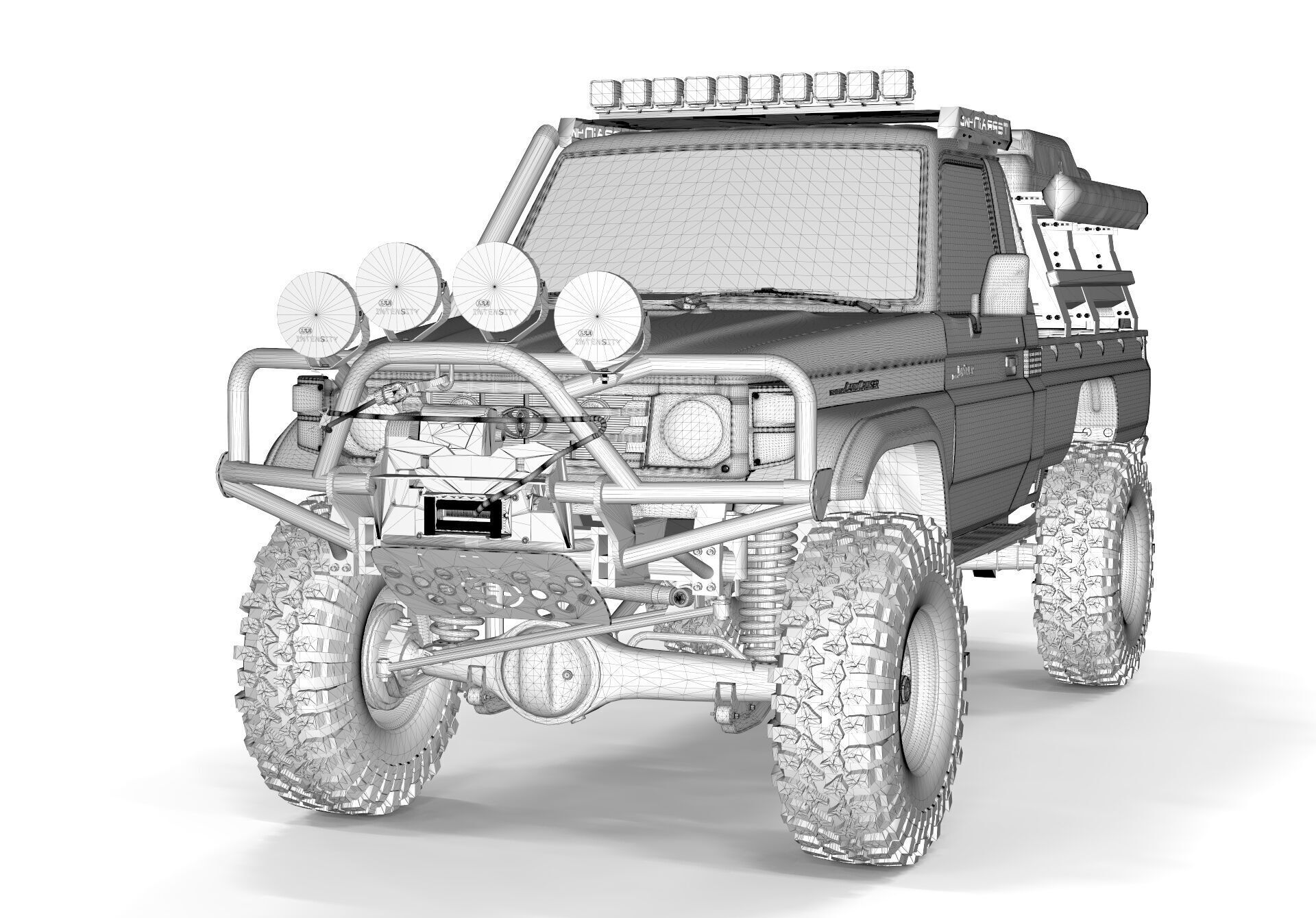 Toyota Pick up S70 2004 Off Road 3D model_15