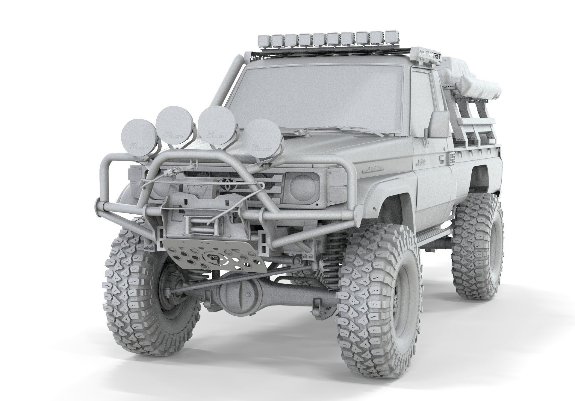 Toyota Pick up S70 2004 Off Road 3D model_16