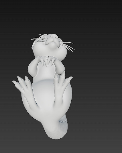 Squirrel Realistic 3D Model Basic - Low Poly Realistic Low-poly 3D model_14